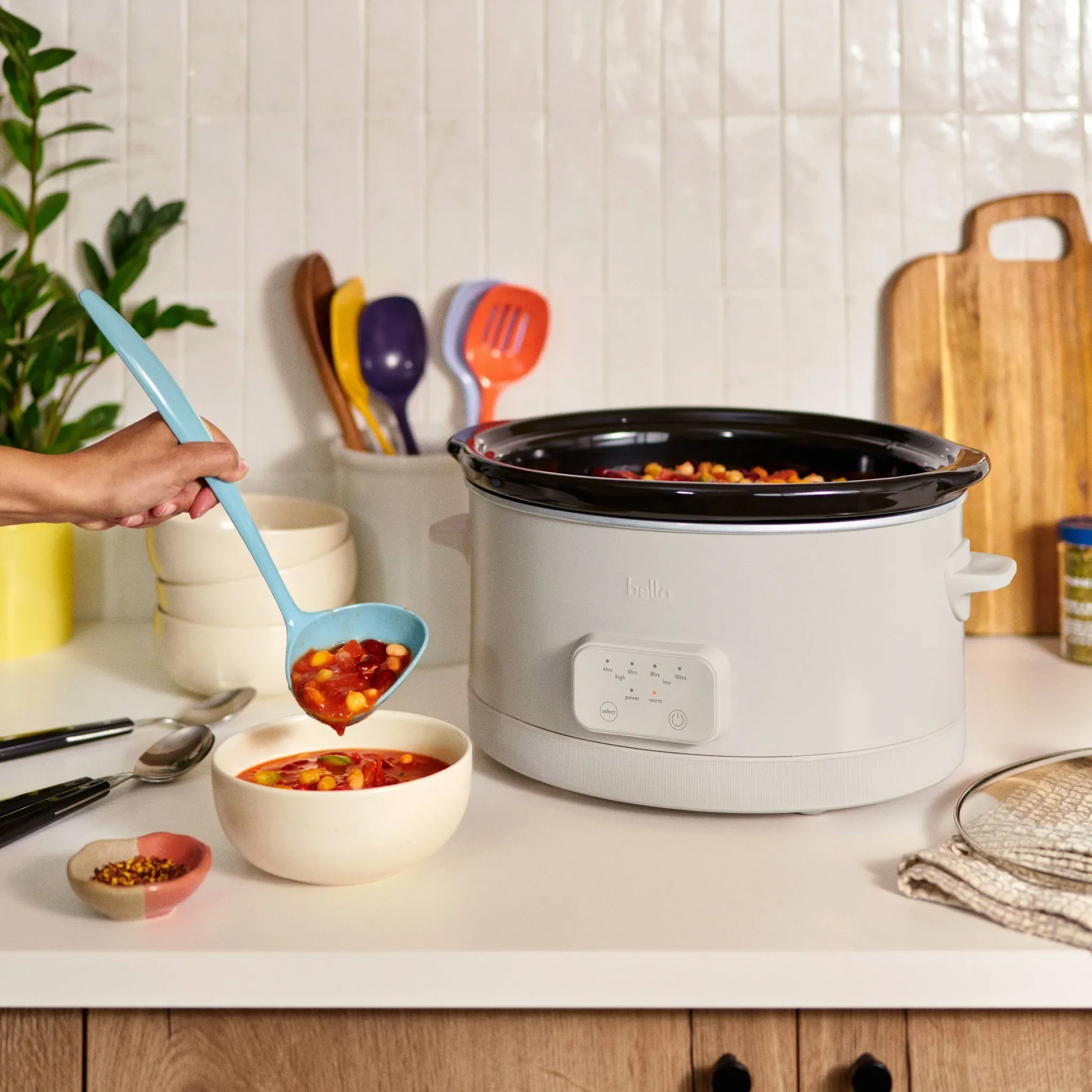 6qt Programmable Slow Cooker - Oatmilk - Kaedas