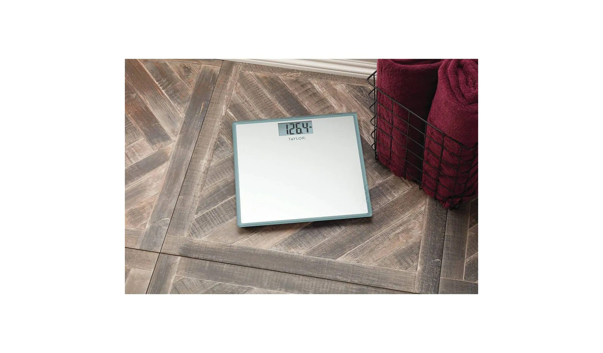 Digital Glass Bathroom Scale - Gray/Silver - Kaedas