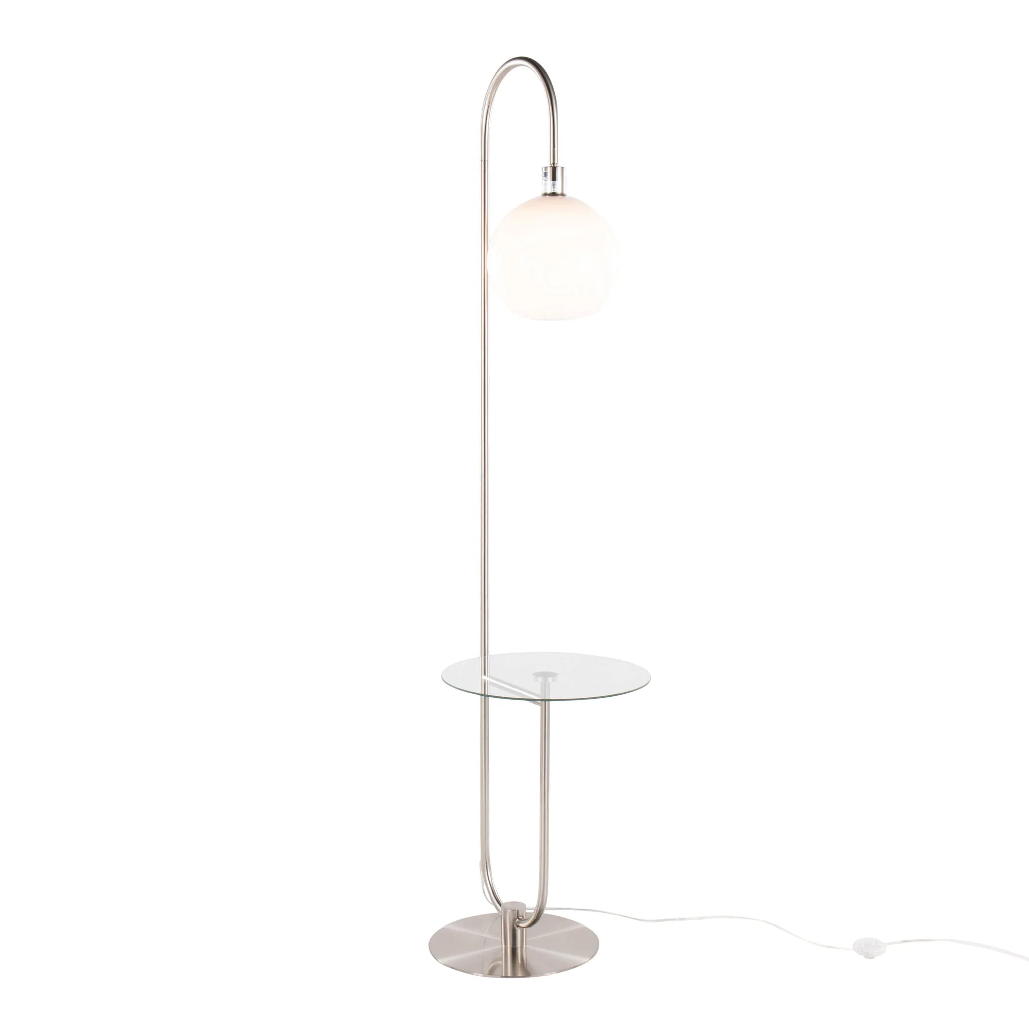 Trombone - Contemporary / Glam Floor Lamp - Kaedas
