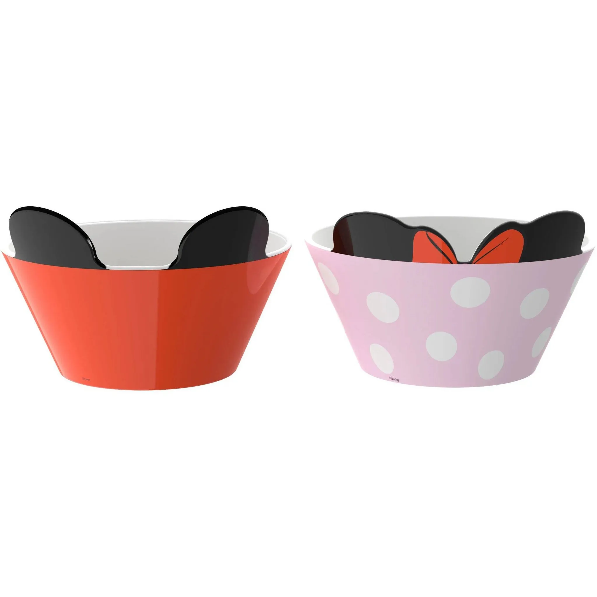 2pk 19.6oz Mixed Disney Mickey and Minnie Iconic Snack Bowl Set - Kaedas
