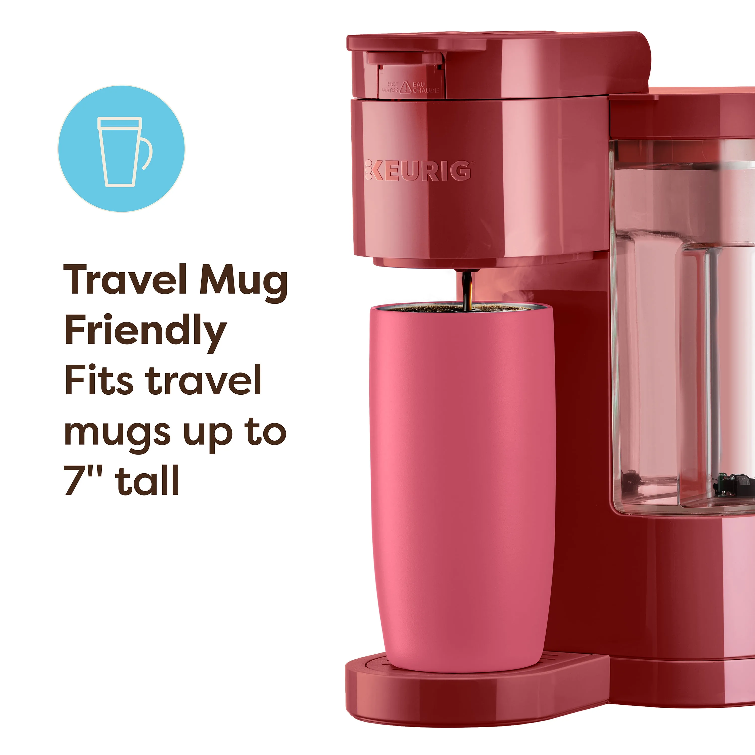 K-Express Essentials Red Single-Serve K-Cup Pod Coffee Maker - Kaedas