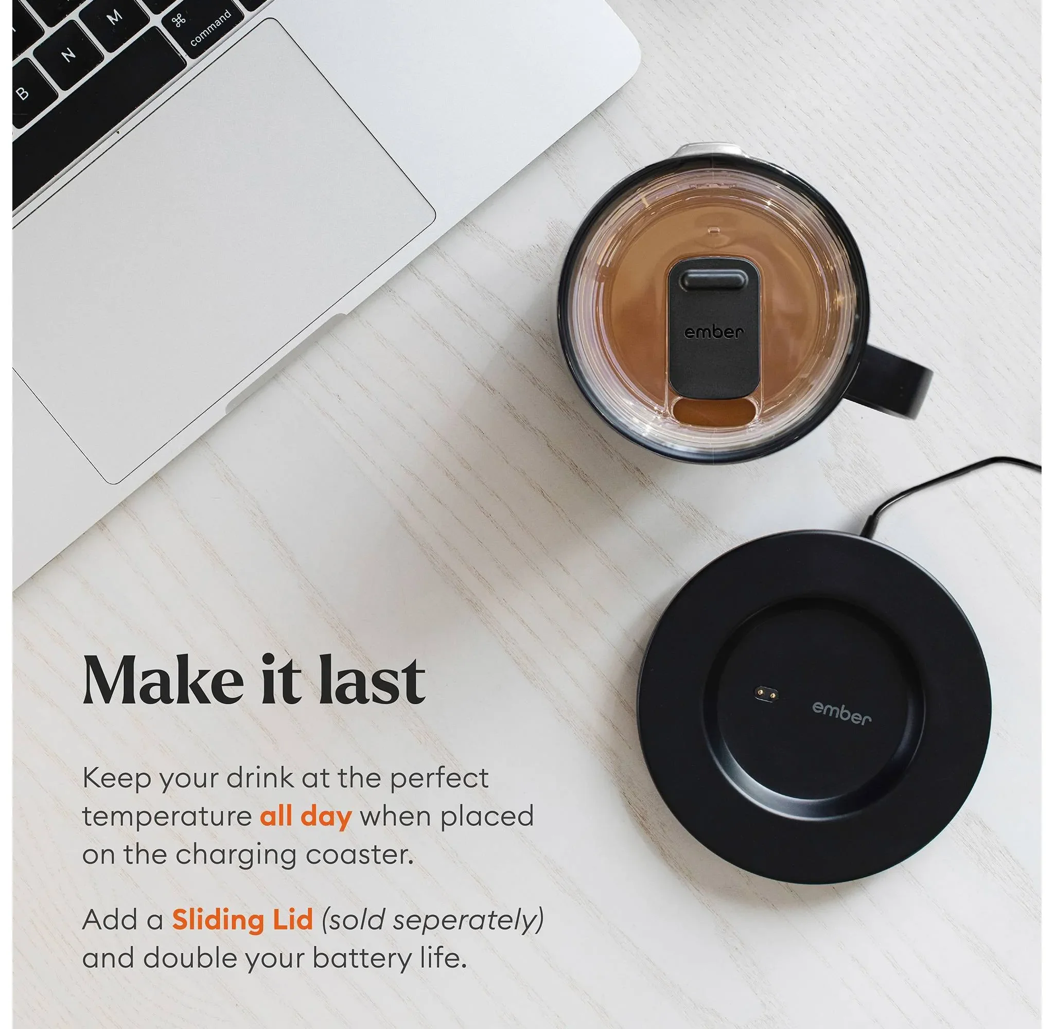 14oz. Ember 2 Smart Mug- Black - Kaedas