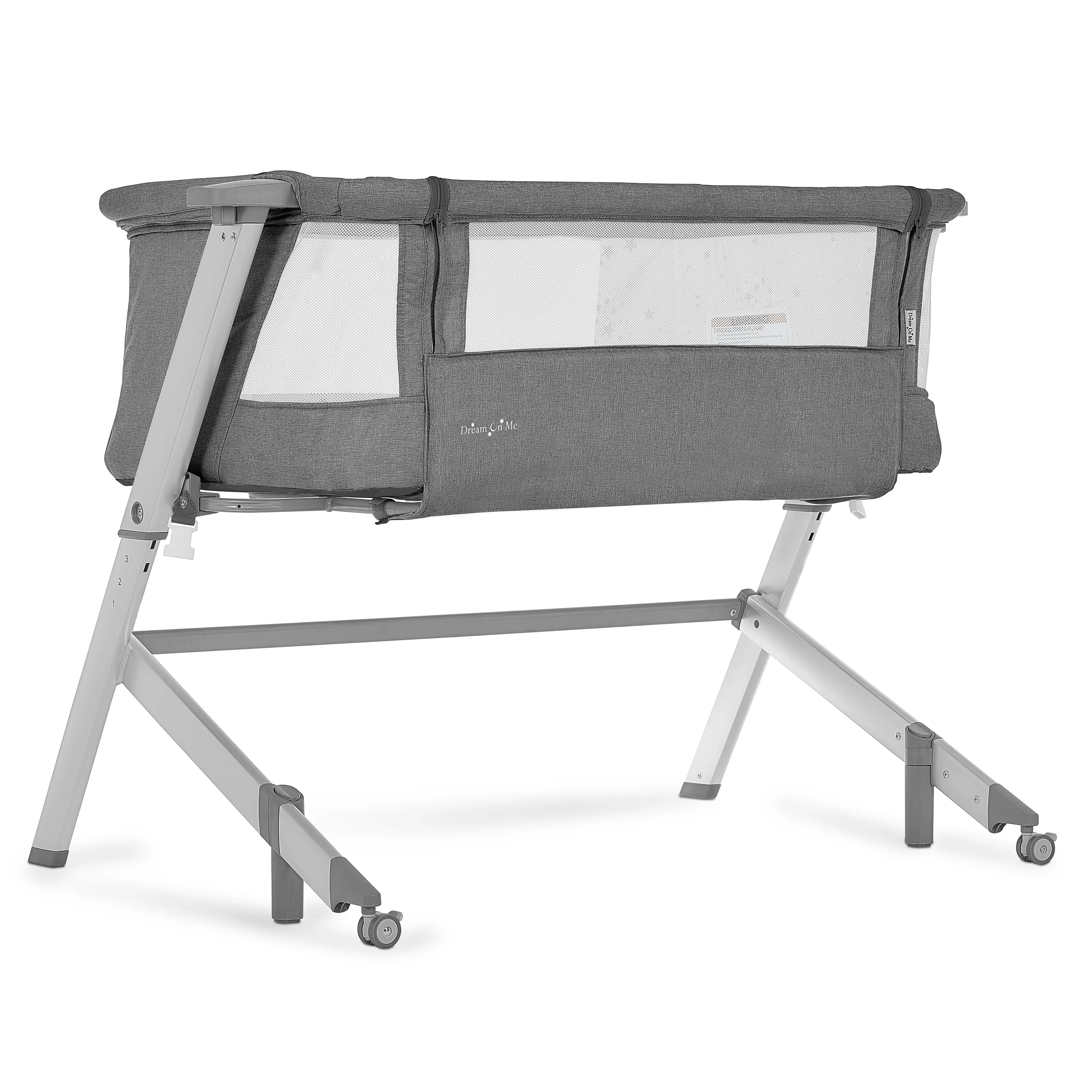 Skylar Bassinet and Bedside Sleeper - Grey - Kaedas