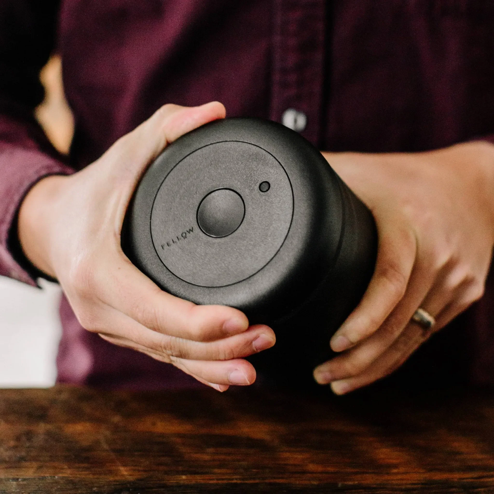 1.2L Atmos Vacuum Storage Canister Matte Black - Kaedas