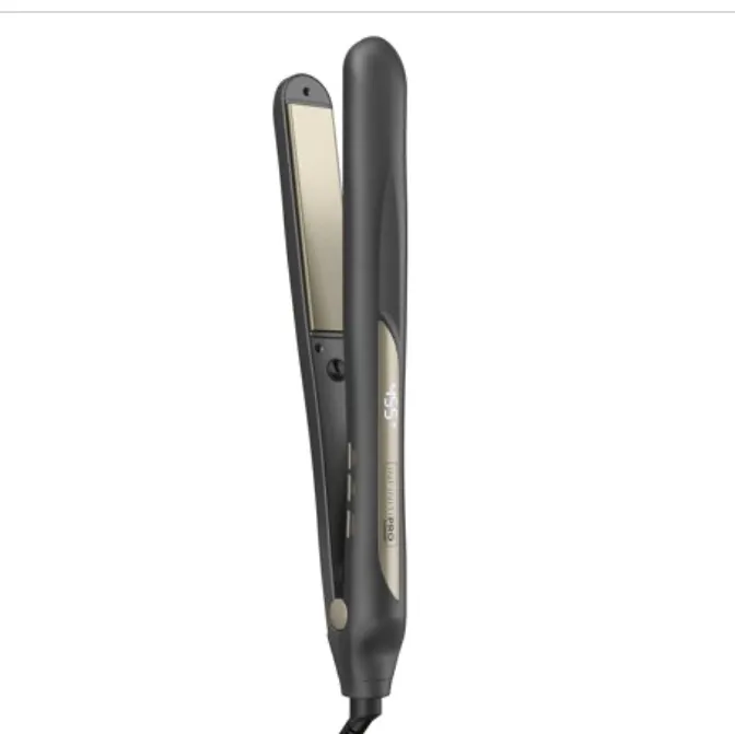 Tourmaline Ceramic Flat Iron, 1-Inch, Dark Gray - Kaedas