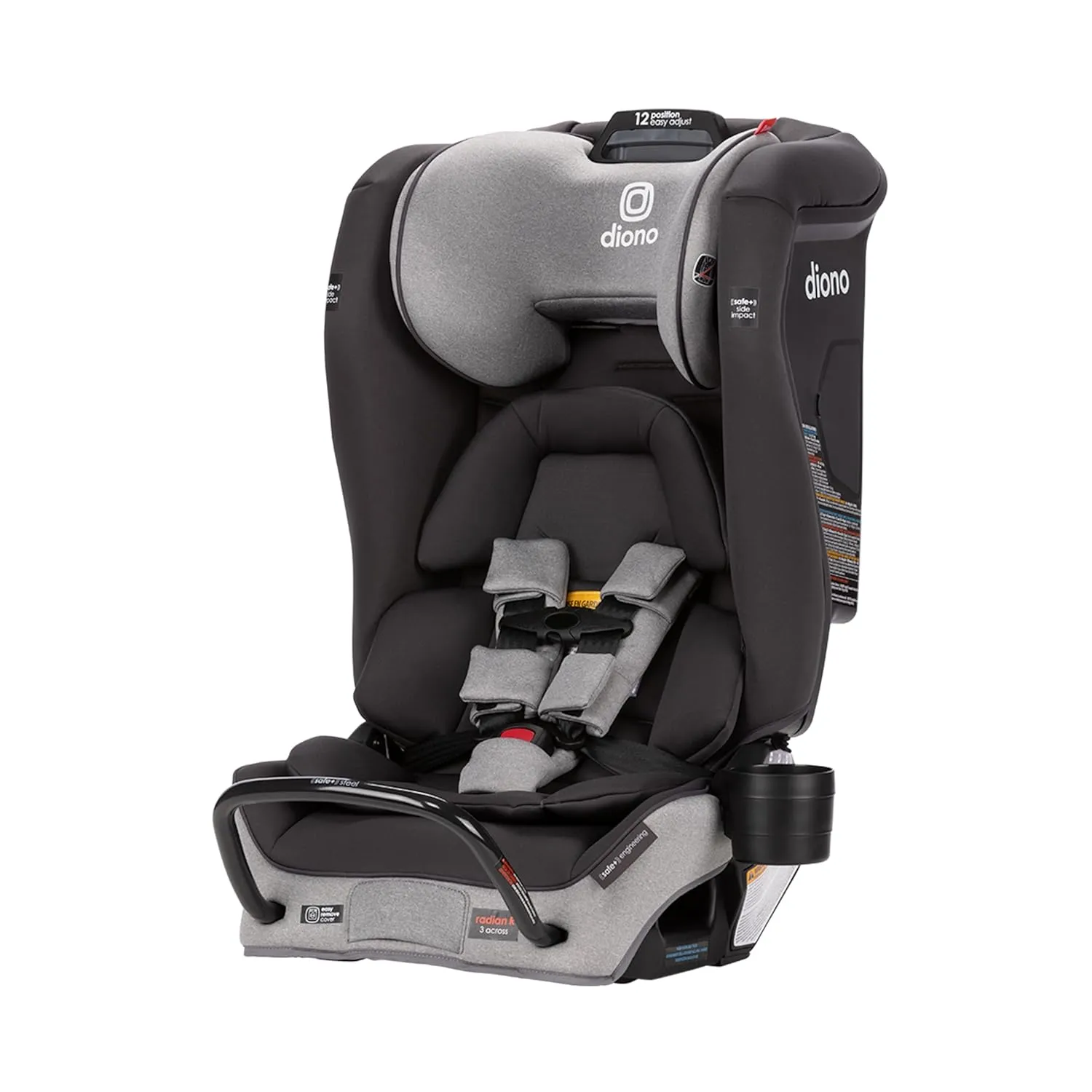 Radian 3RXT SafePlus All-in-One Convertible Car Seat - Gray Slate - Kaedas