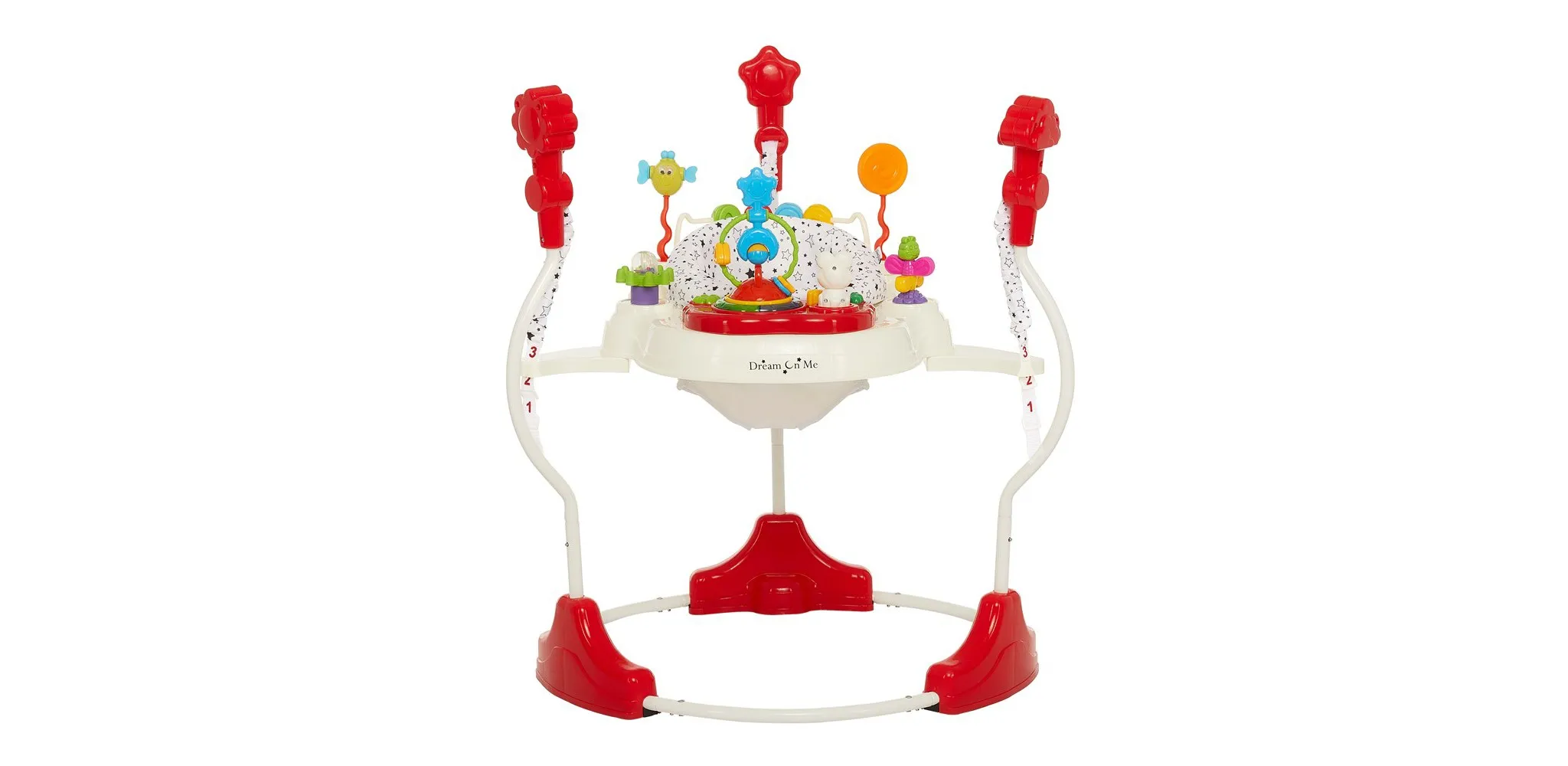 Zany 2-in-1 Baby Activity Center and Bouncer - White and Black Print - Kaedas