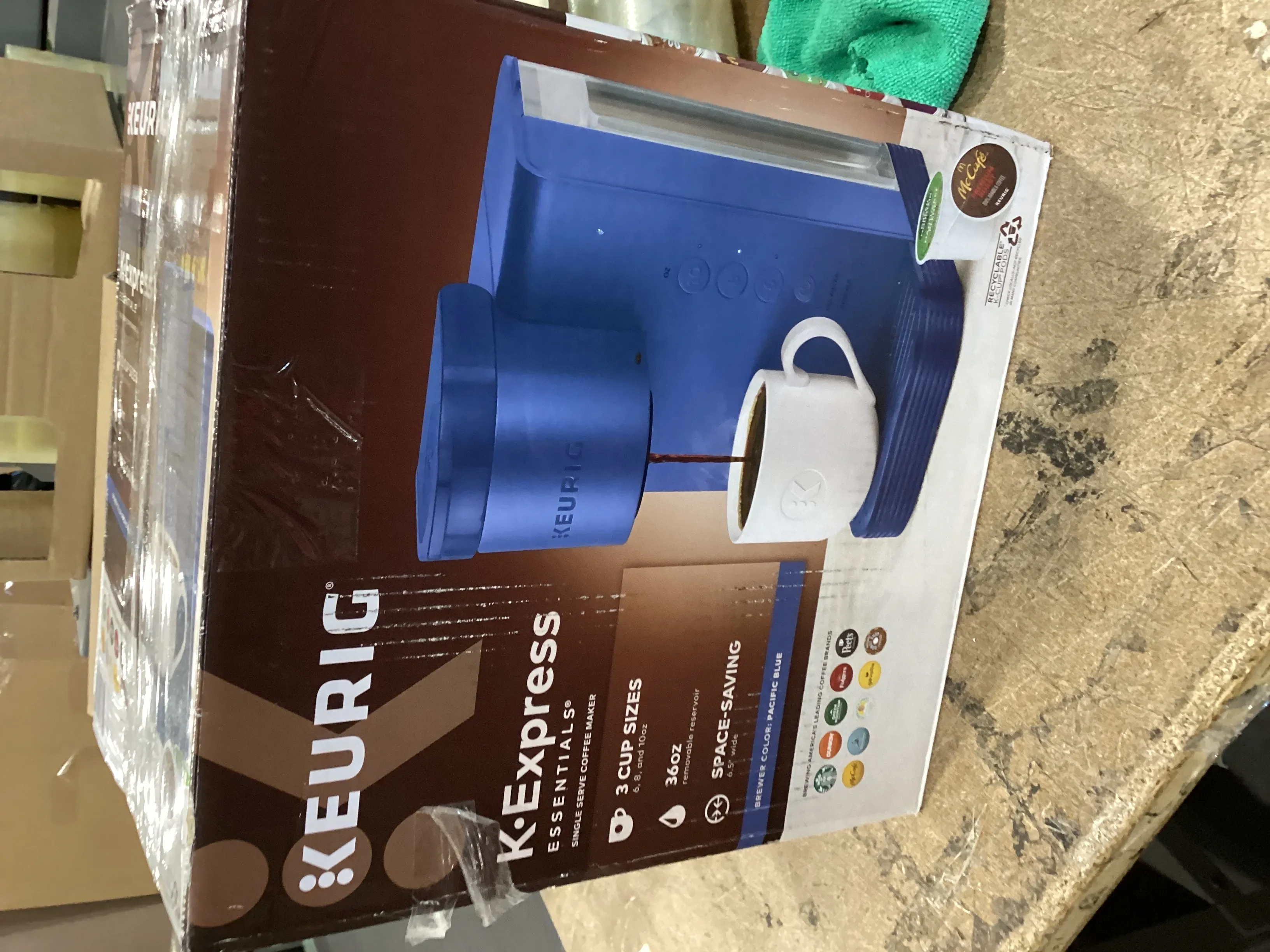 K-Express Essentials Single-Serve Coffee Maker- Pacific Blue  (See Description) - Kaedas