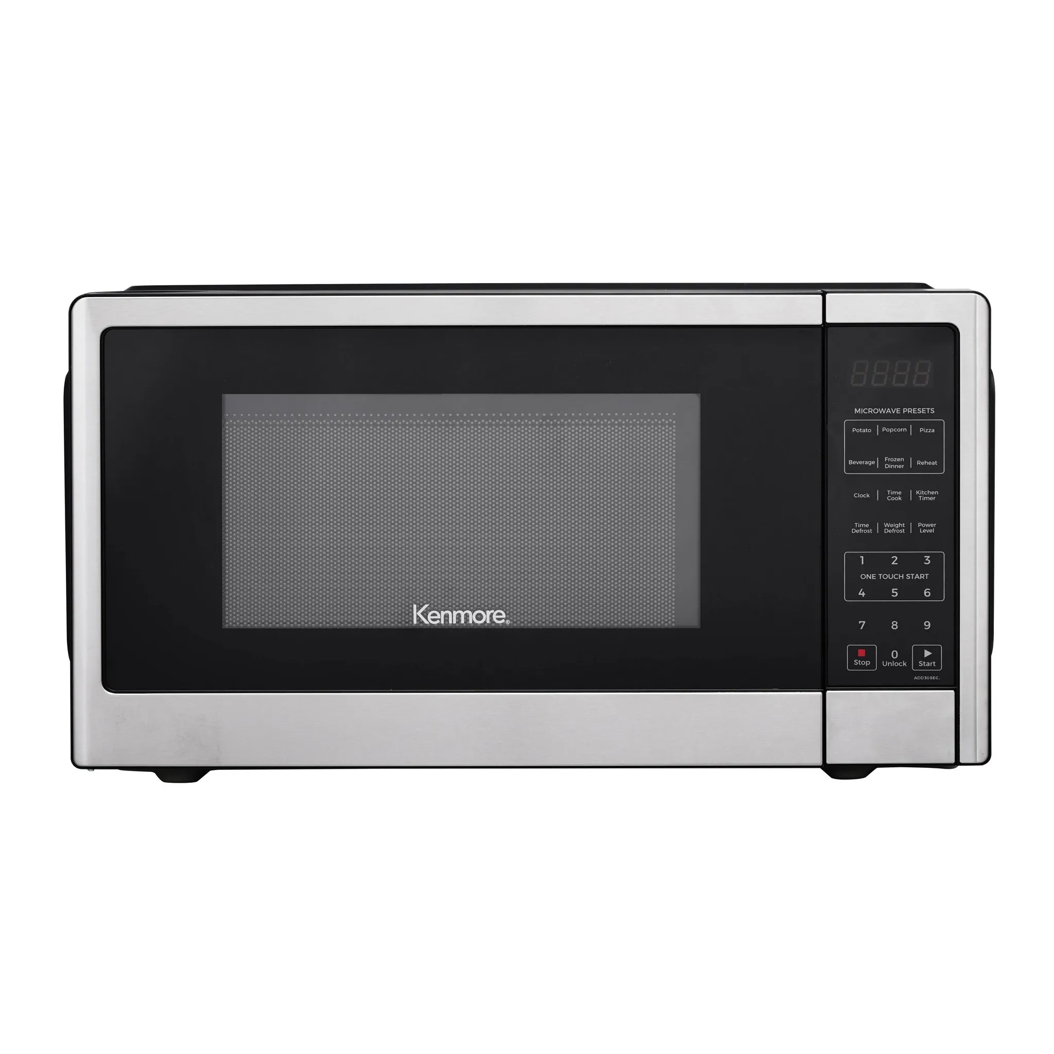 1000W Countertop Microwave Oven - Stainless Steel - Kaedas