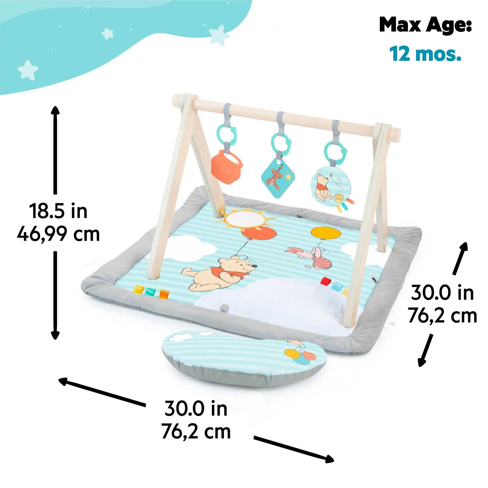 Winnie The Pooh Once Upon a Tummy Time Baby Playmat - Kaedas