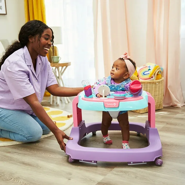 Ready Set Walk! DX Developmental Walker - Lavender Buzz - Kaedas