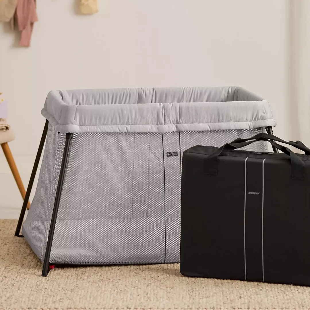 Travel Crib Bundle - Silver (See Description) - Kaedas
