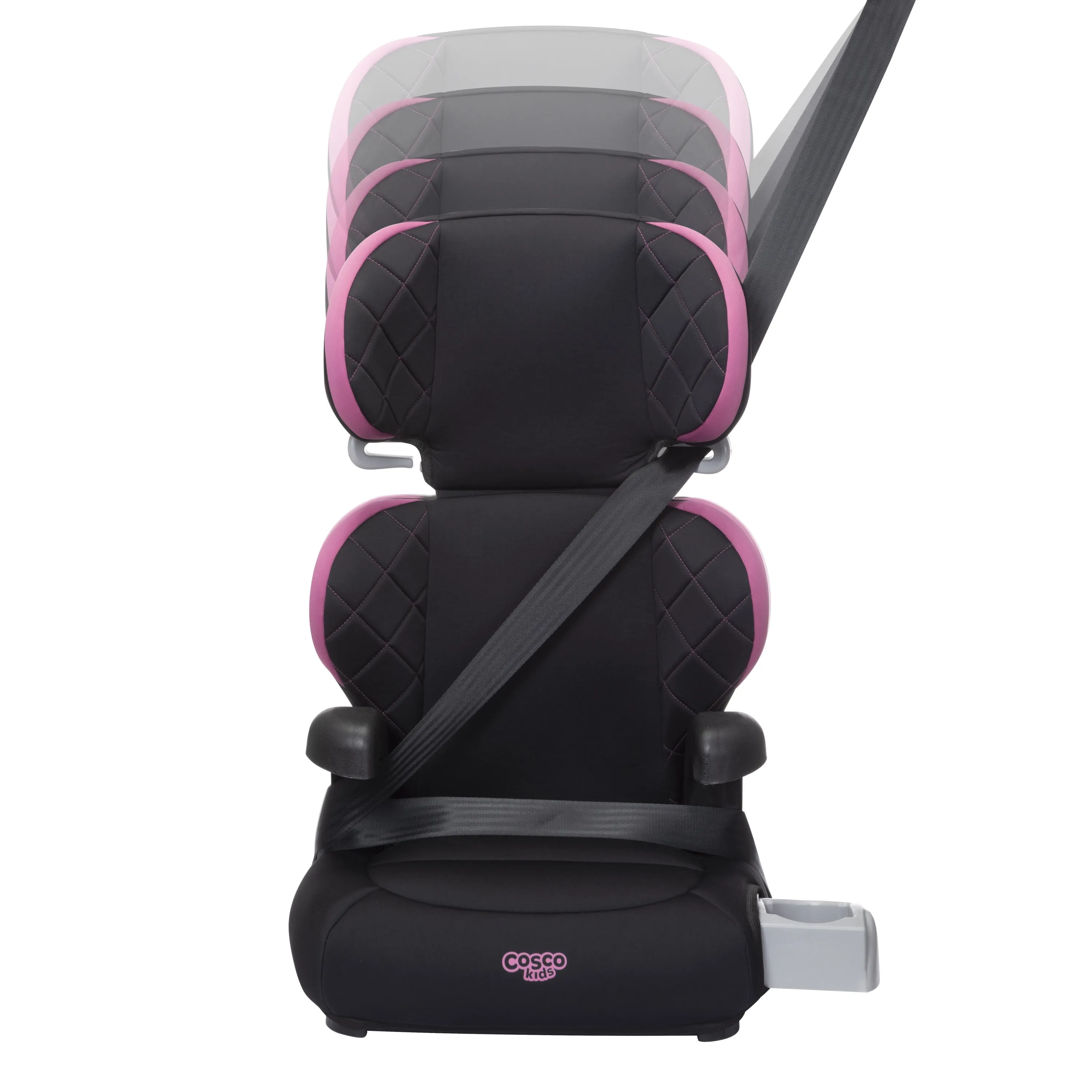Belt-Positioning Booster Car Seat - Purple - Kaedas