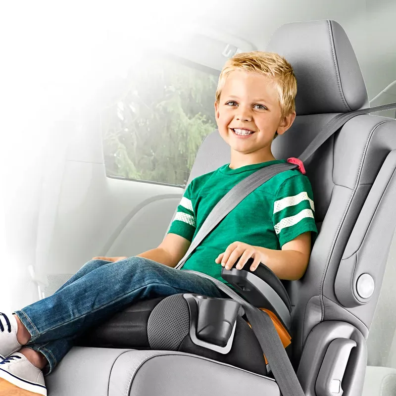Chicco GoFit Backless Booster Car Seat | Grey Shark - Kaedas