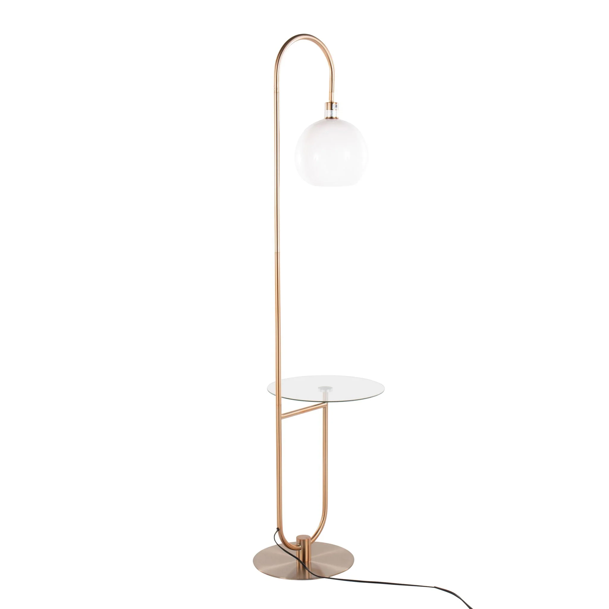Trombone - Contemporary / Glam Floor Lamp - Kaedas