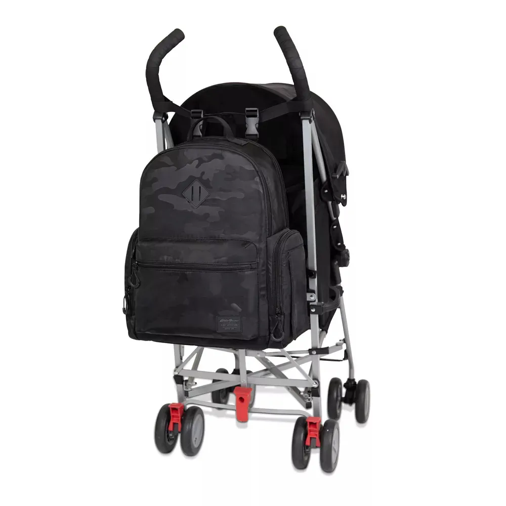 Camo Backpack Diaper Bag - Black - Kaedas