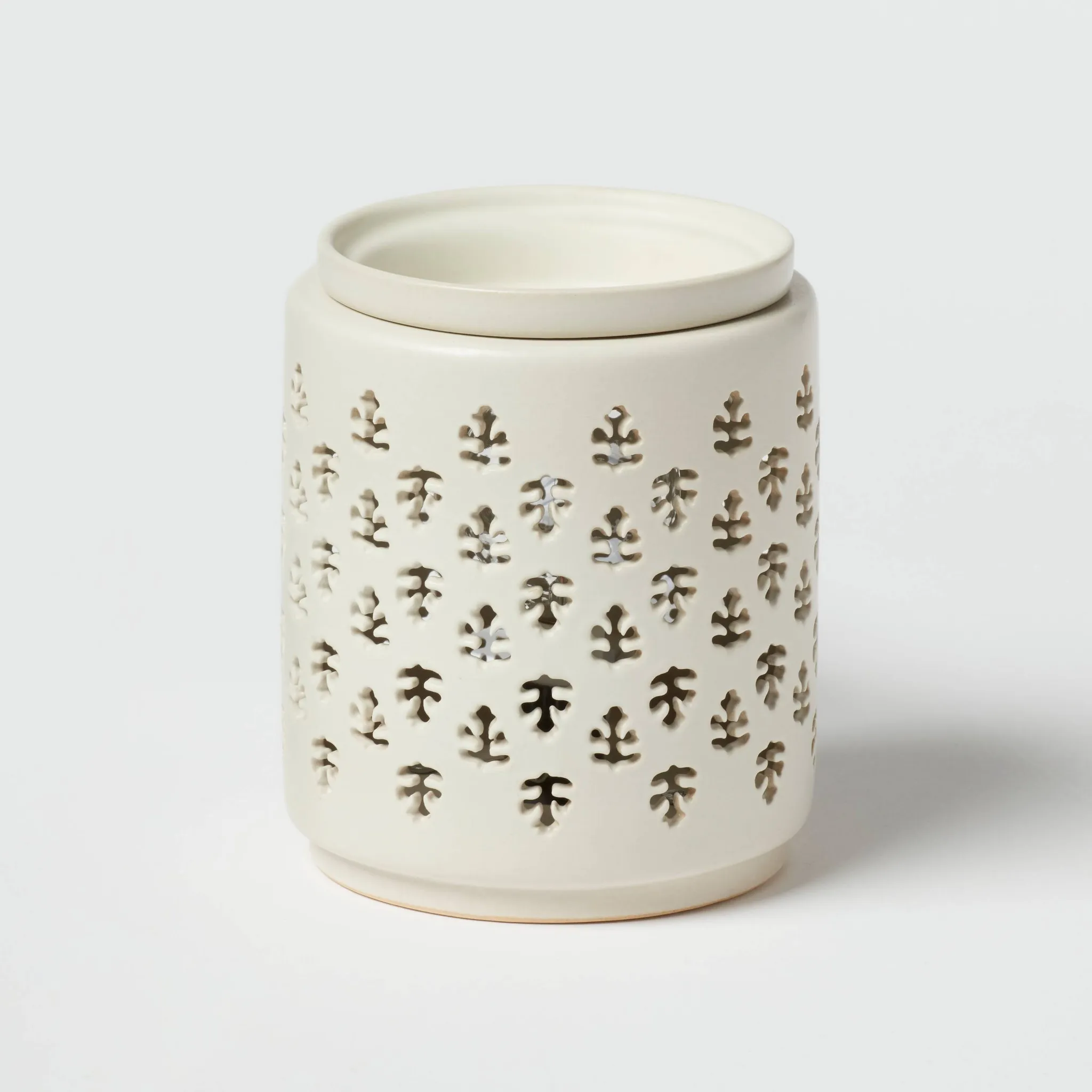 Paisley Pattern Wax Warmer - White - Kaedas