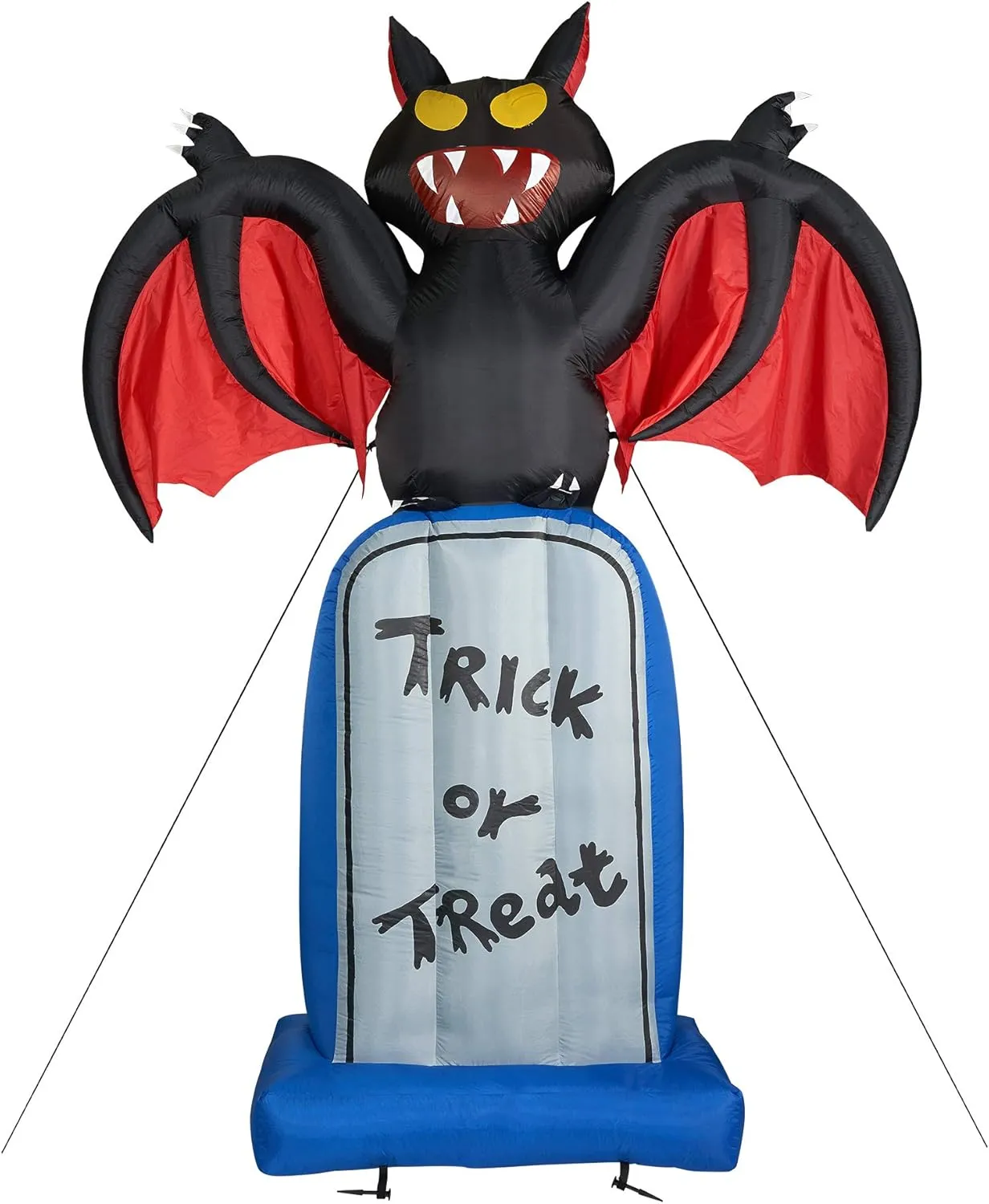 10ft Inflatable Bat on Tombstone with Lights - Kaedas