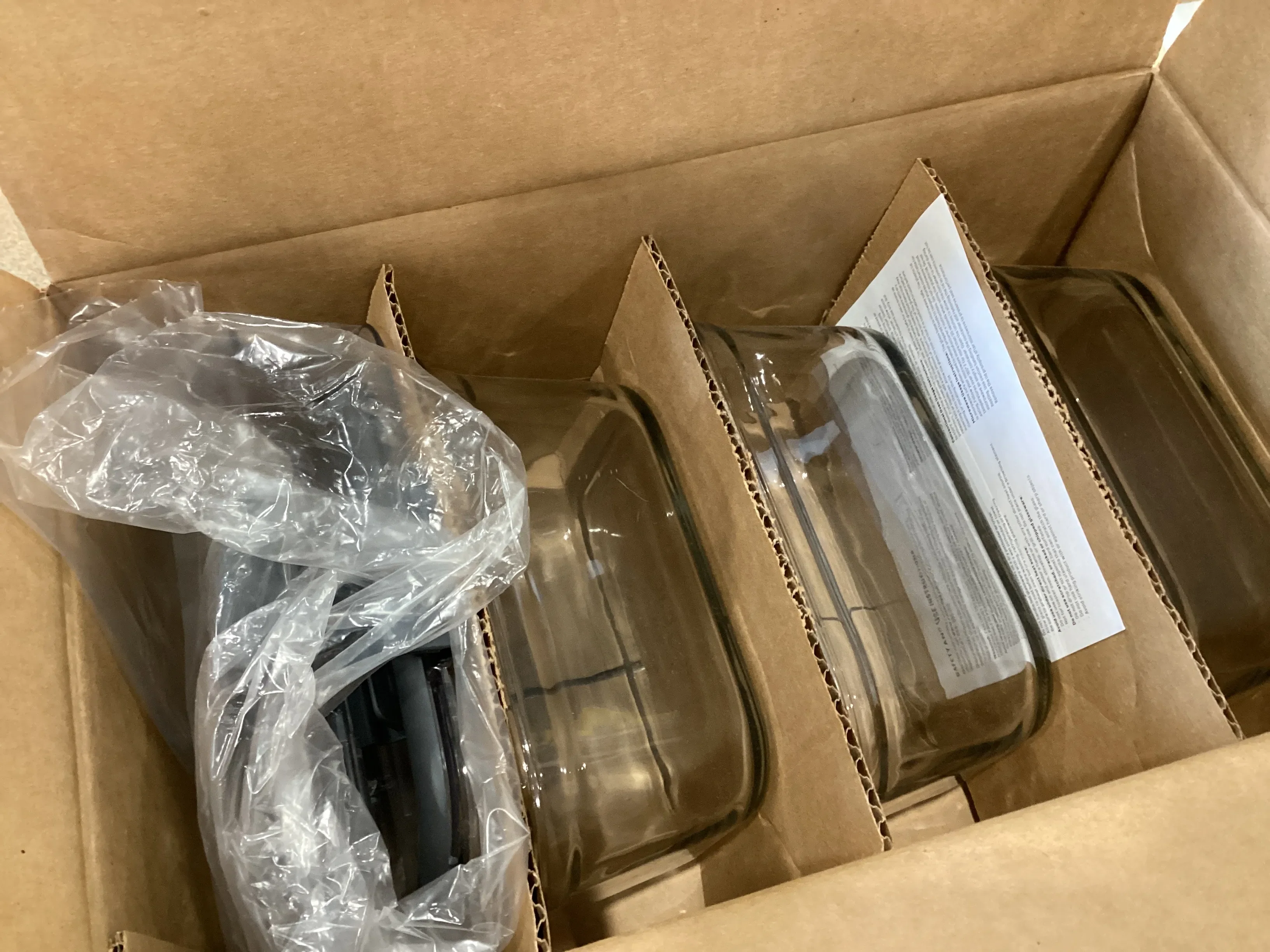 6pc Brilliance Glass Food Storage Containers - Kaedas