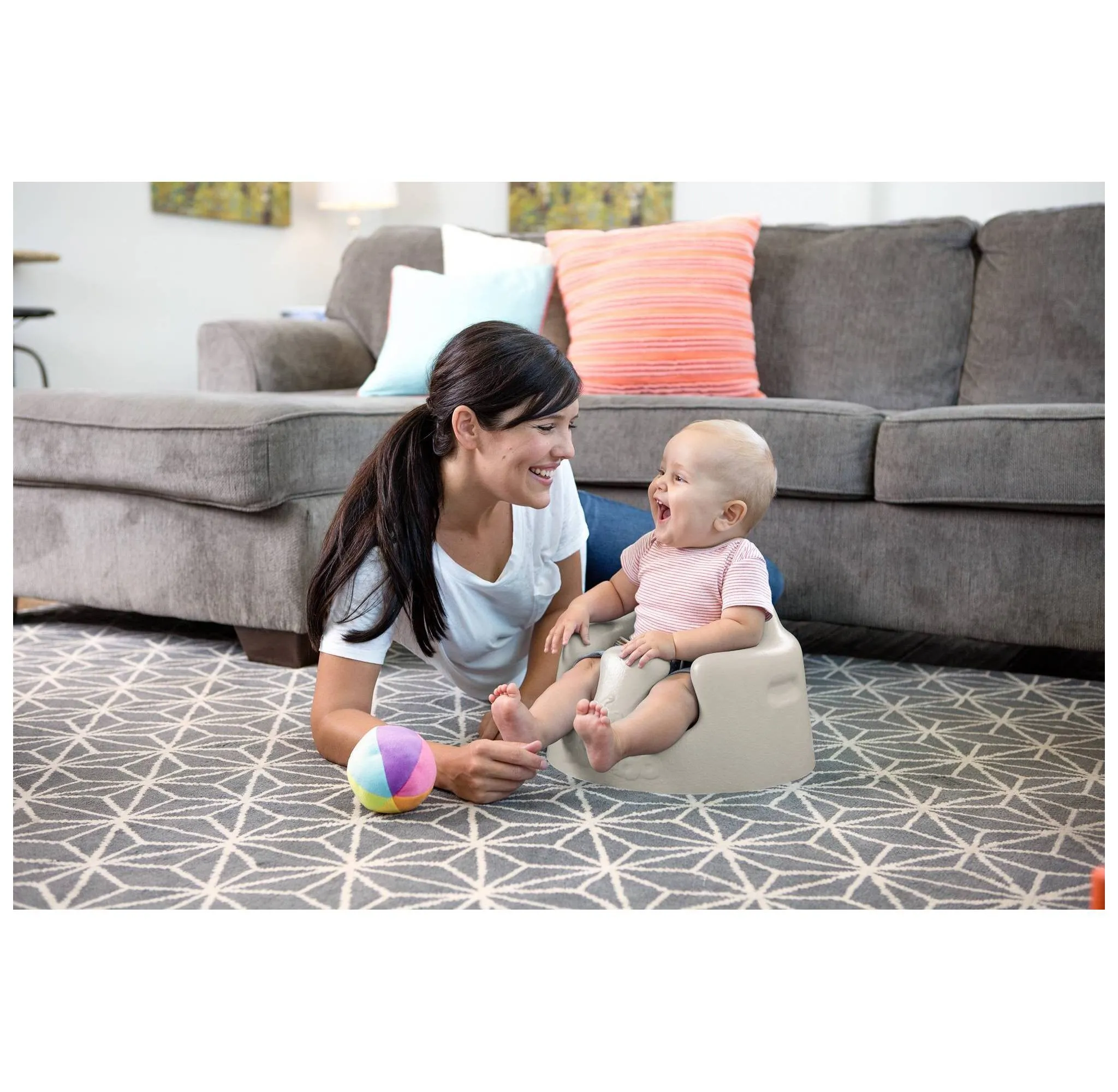 Floor Infant Seat - Taupe - Kaedas