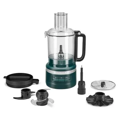 9 Cup Food Processor - Stainless Steel Blades, 3 Speeds - Kaedas