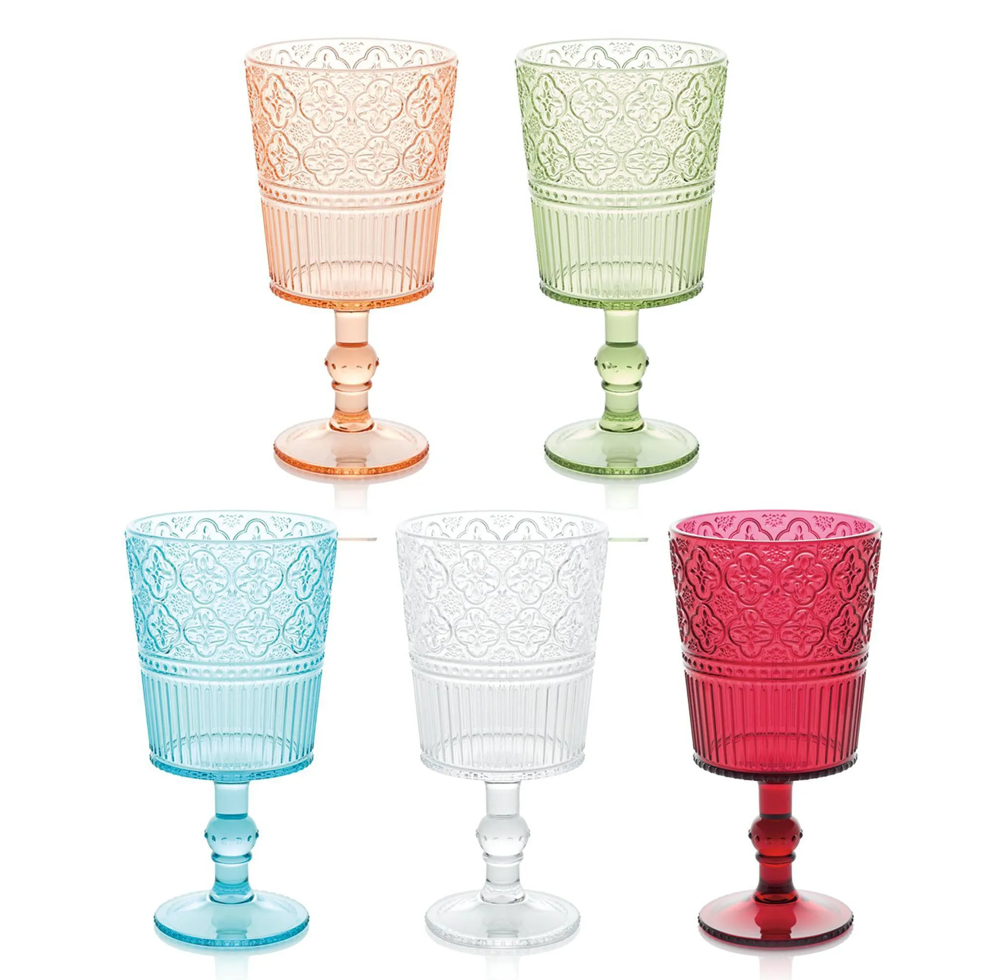 Certified International Victoria Acrylic All-Purpose Goblets - Set of 6 - Kaedas