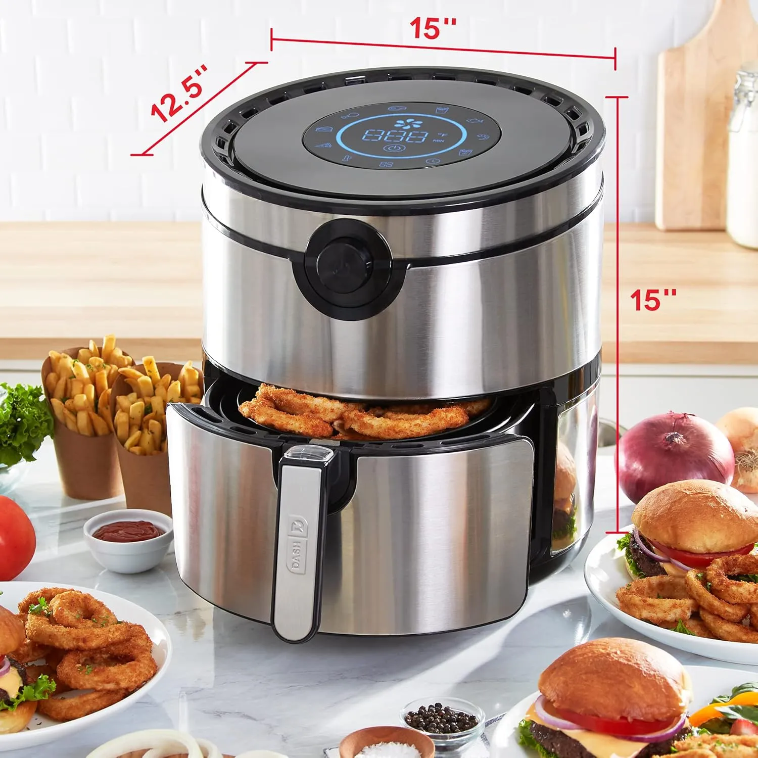 6qt Stainless Steel Aircrisp Pro Digital Air Fryer - Kaedas