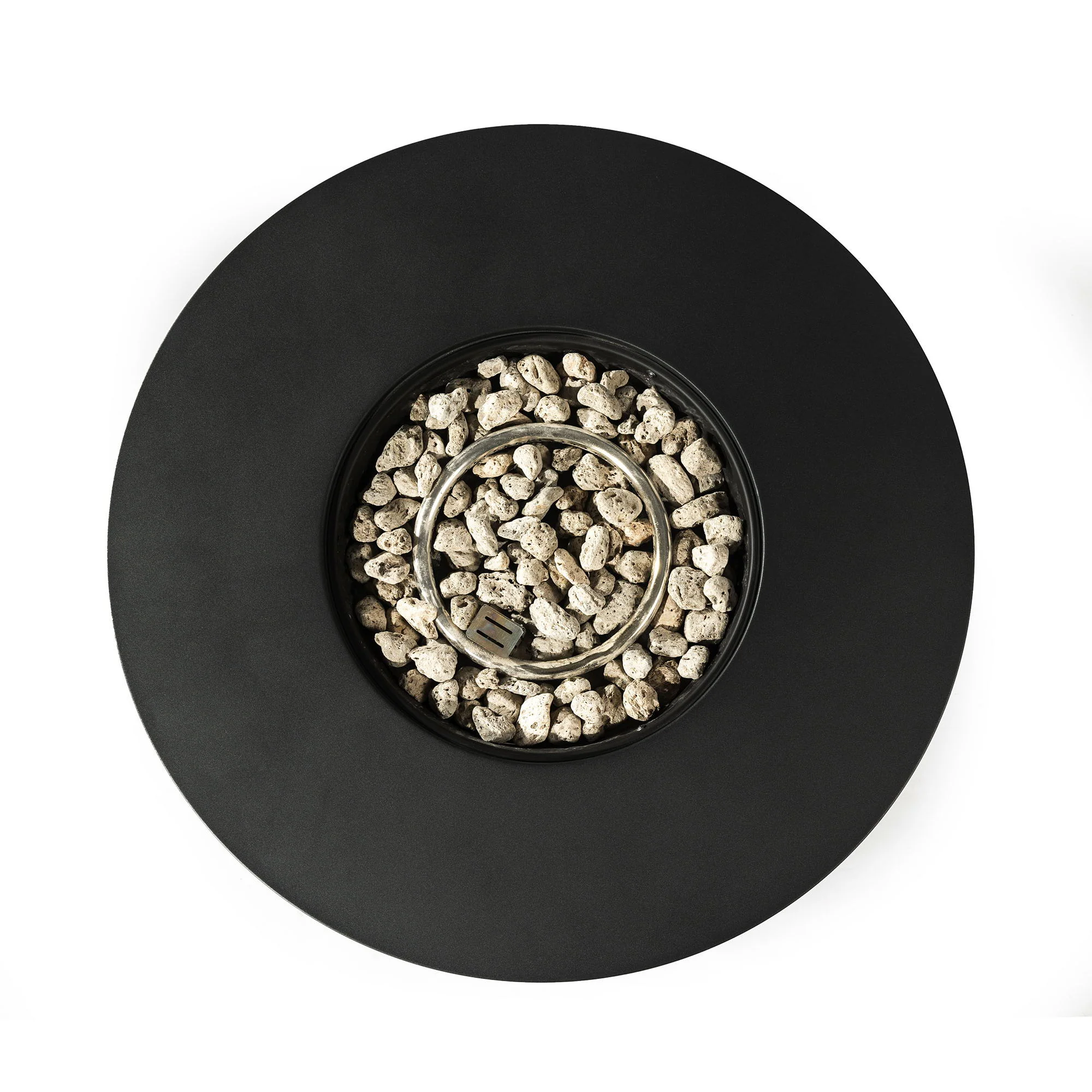 Propane Gas Fire Pit Table, 50000 Btu Round Steel Fire Pit - Kaedas