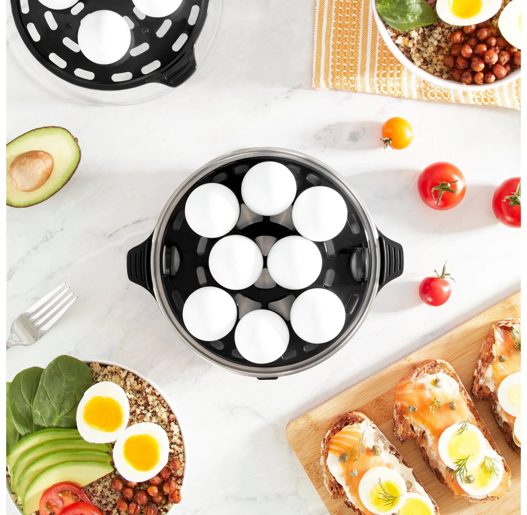 Deluxe Express Egg Cooker:  12-Egg Electric Cooker - Kaedas