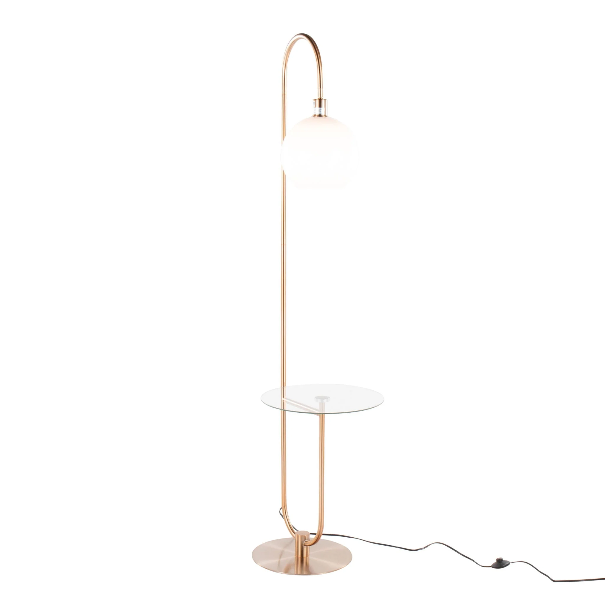Trombone - Contemporary / Glam Floor Lamp - Kaedas