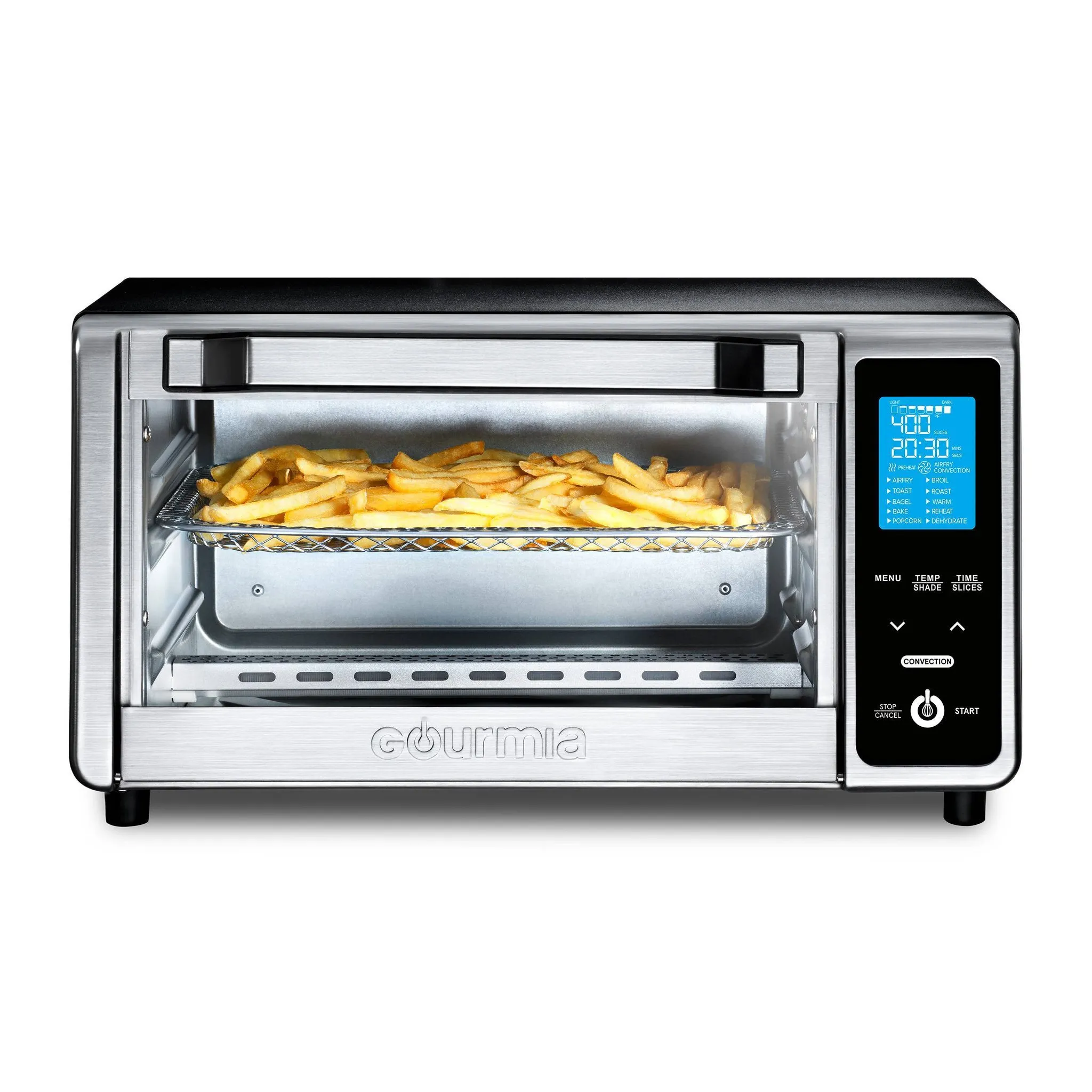 Digital 4-Slice Toaster Oven Air Fryer with 11 Cooking Functions (See Description) - Kaedas