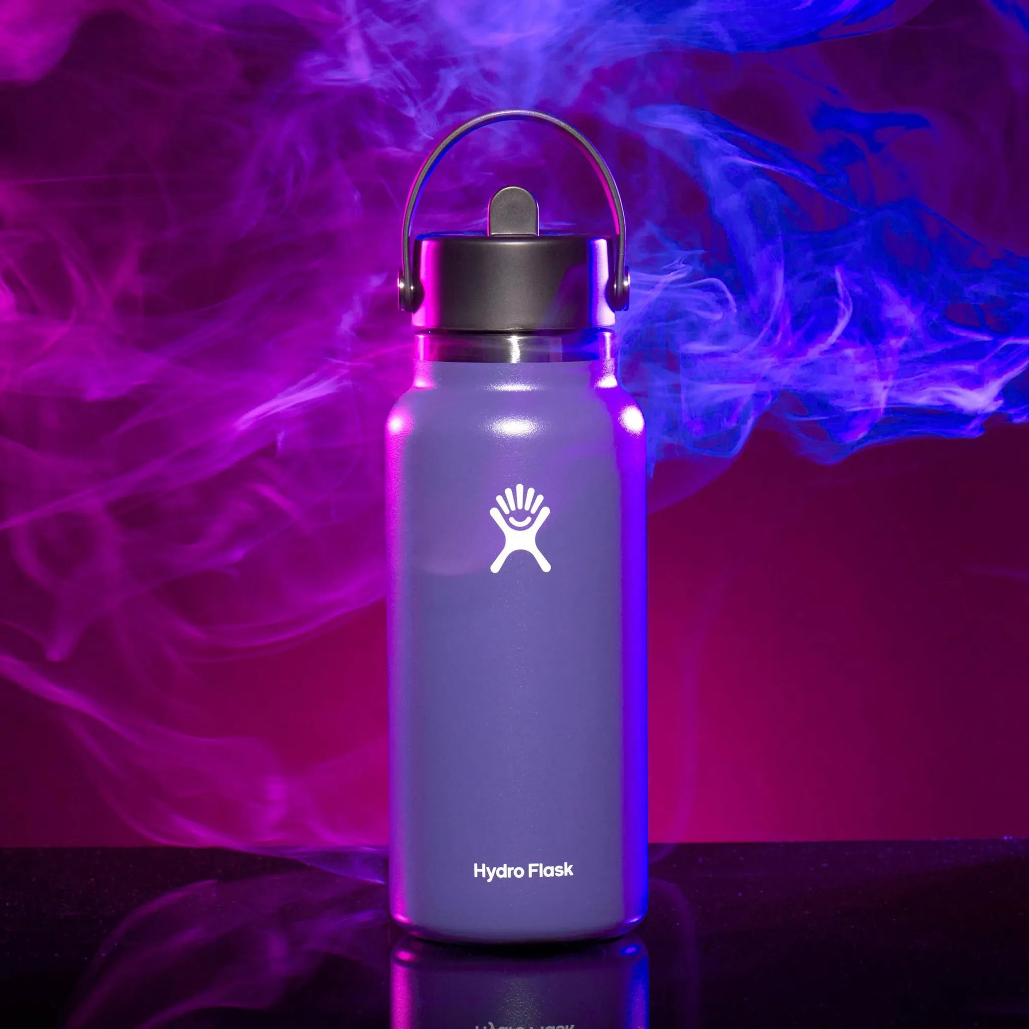 32oz Wide Mouth Flex Straw Water Bottle- Phantom (See Description) - Kaedas