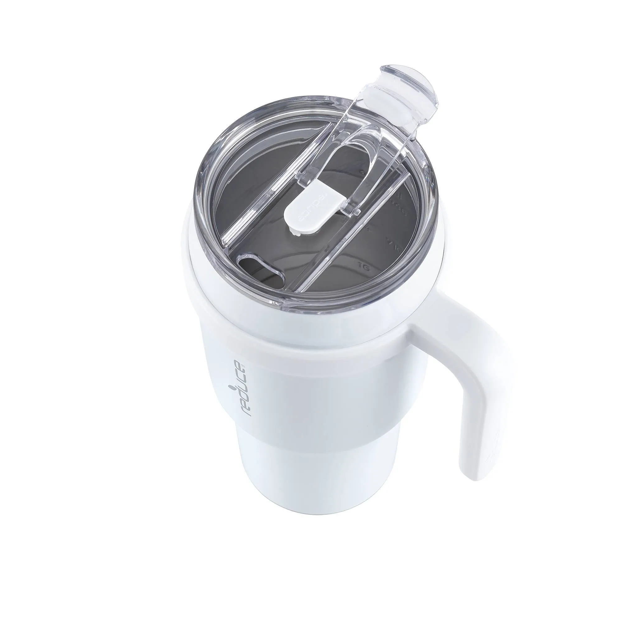 40oz Cold1 Vacuum Insulated Stainless Steel Straw Tumbler Mug White - Kaedas