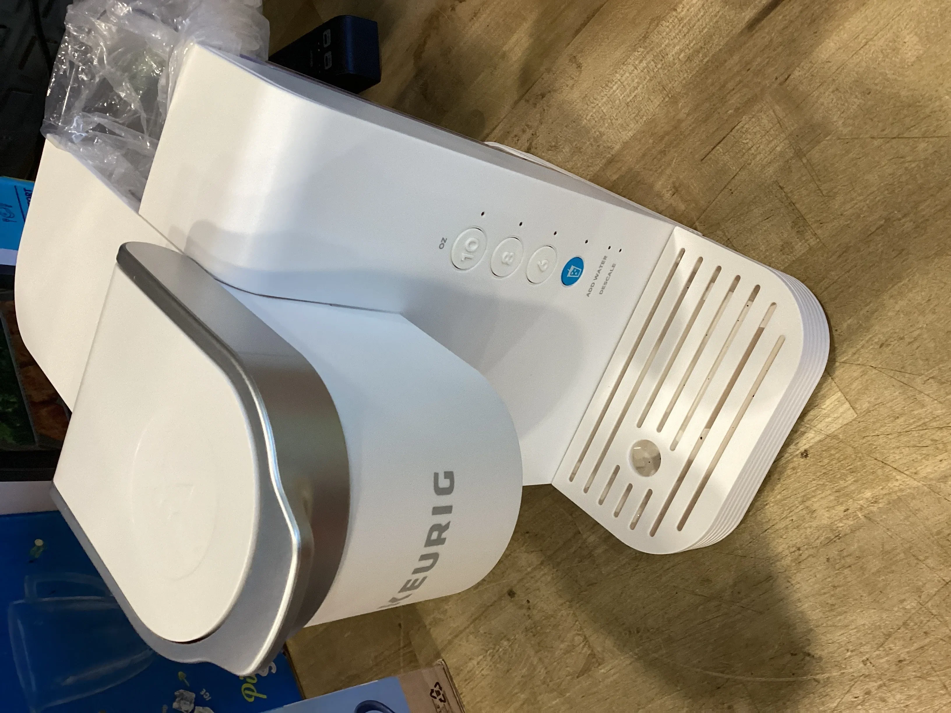 K-Iced Essentials Iced and Hot Single-Serve K-Cup Pod Coffee Maker - White (See Description) - Kaedas