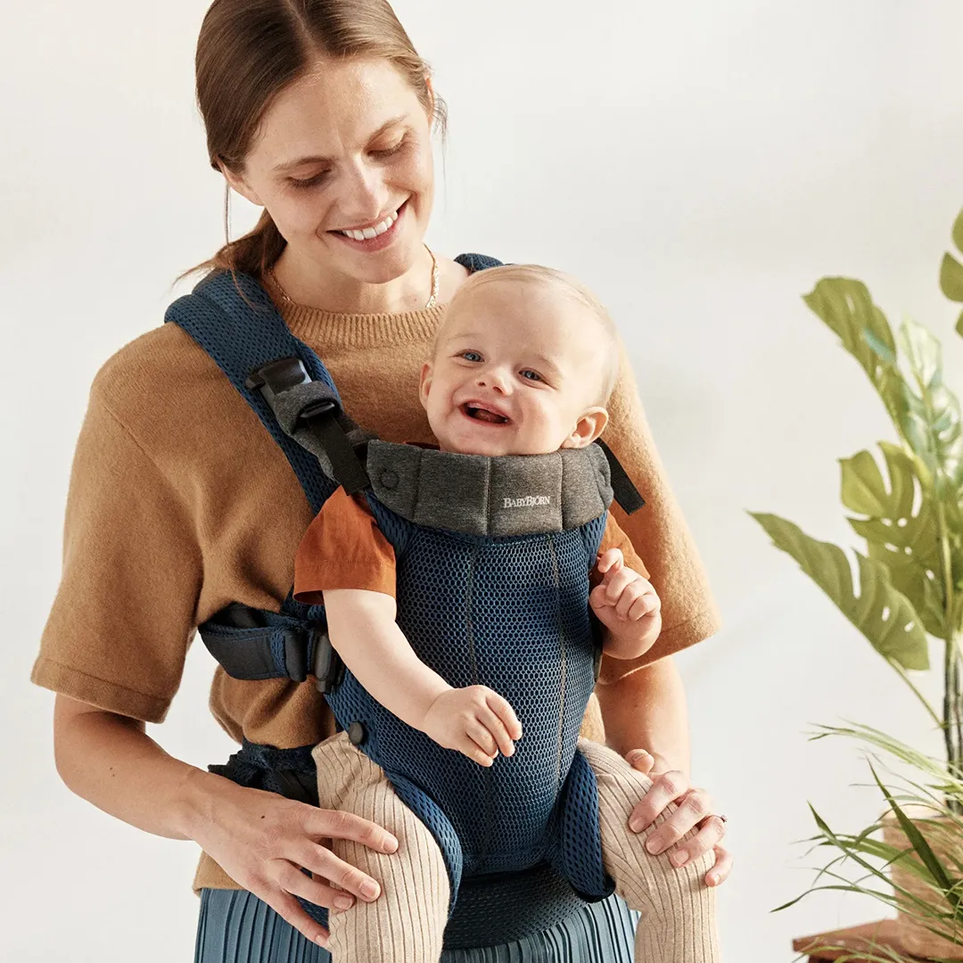 Baby Carrier Harmony, 3D Mesh - Navy Blue (See description) - Kaedas