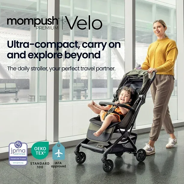 Velo Lightweight Stroller - Grey - Kaedas