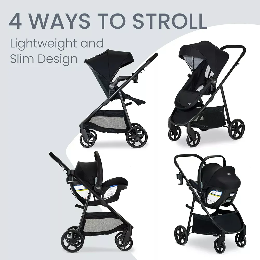 Willow Brook Baby Travel System with Infant Car Seat and Stroller - Onyx Glacier - Kaedas
