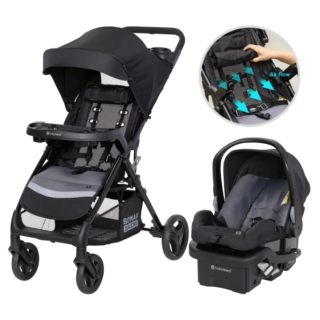 Sonar Seasons Travel System - Black - Kaedas