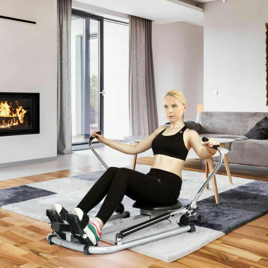Exercise Adjustable Double Hydraulic Resistance Rowing Machine - Kaedas