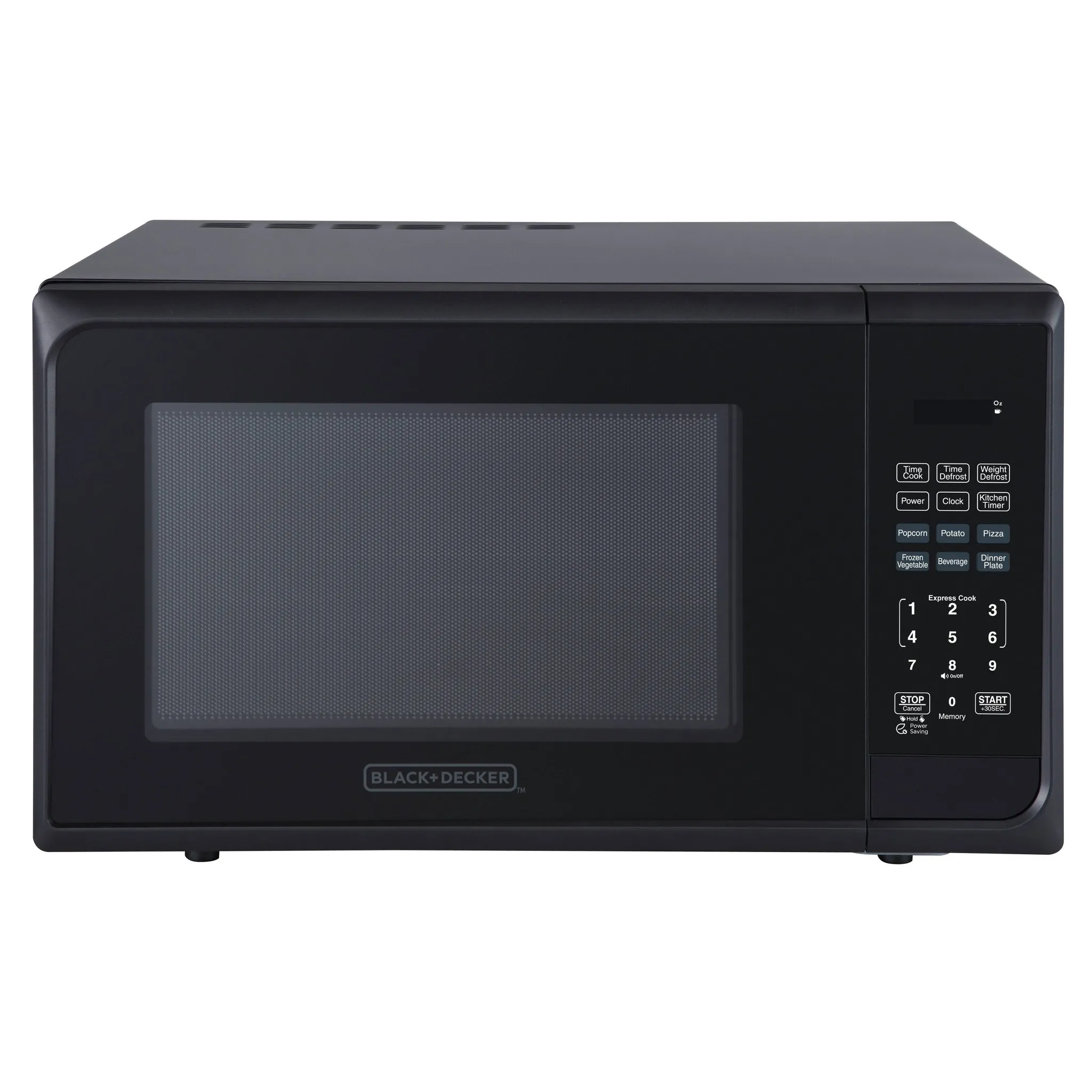 1000W Microwave Oven - Stainless Steel Black - Kaedas