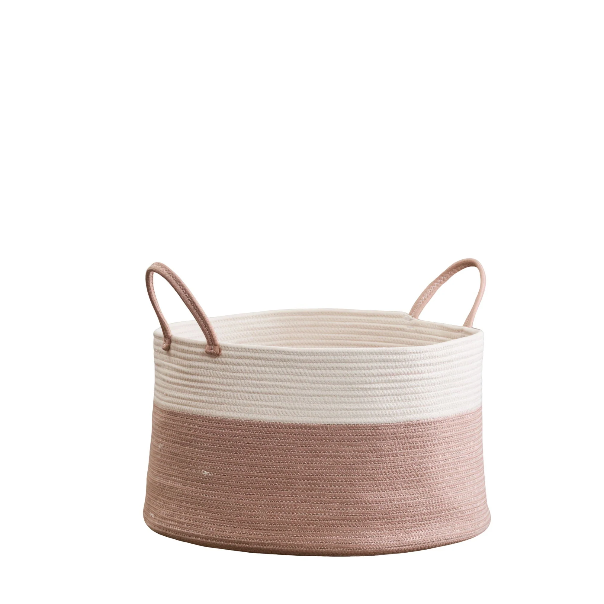 Francis - Cotton Round Laundry and Storage Basket - Kaedas