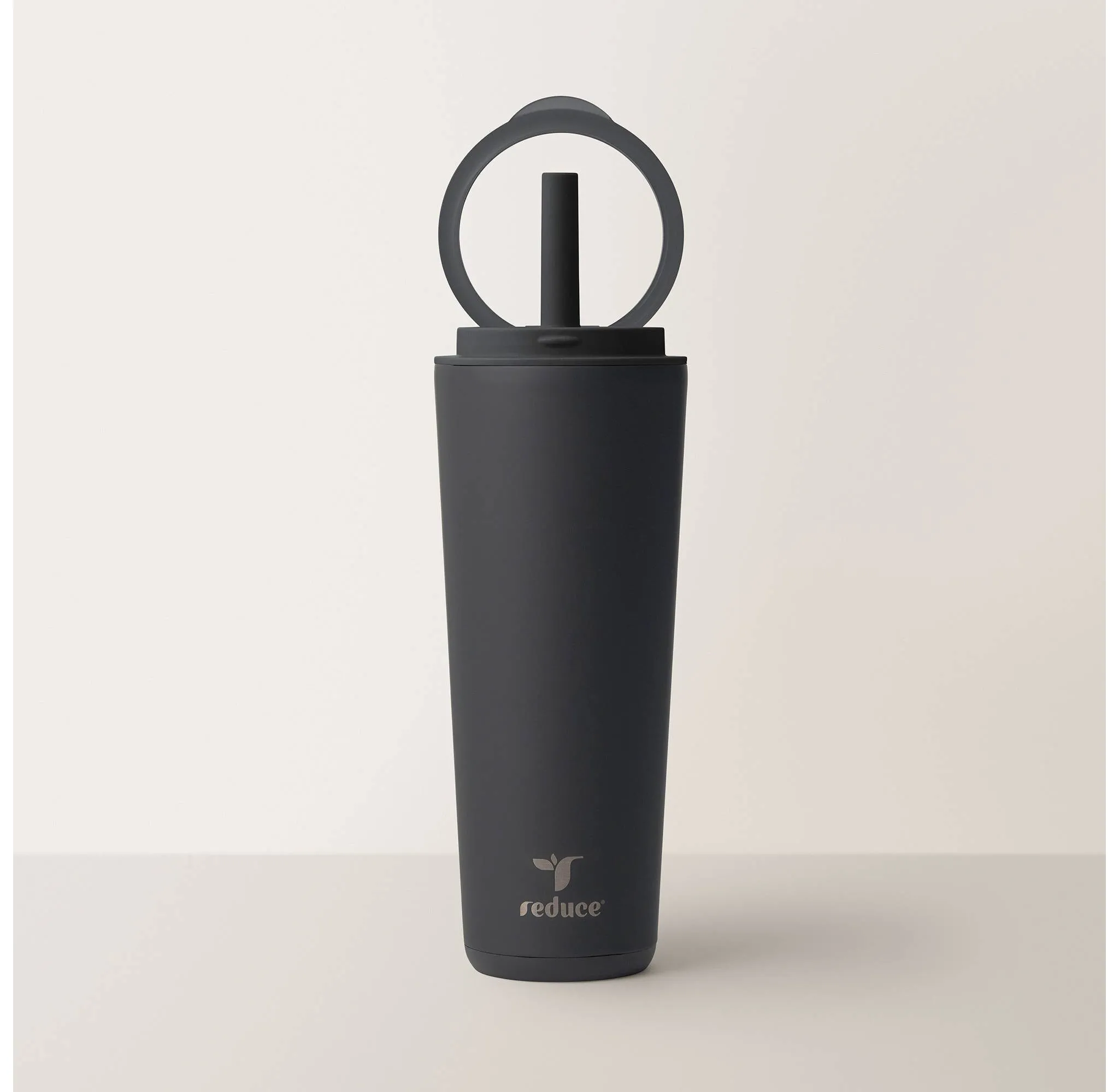 Reduce 24oz Halo Stainless Steel Straw Tumbler - Black - Kaedas