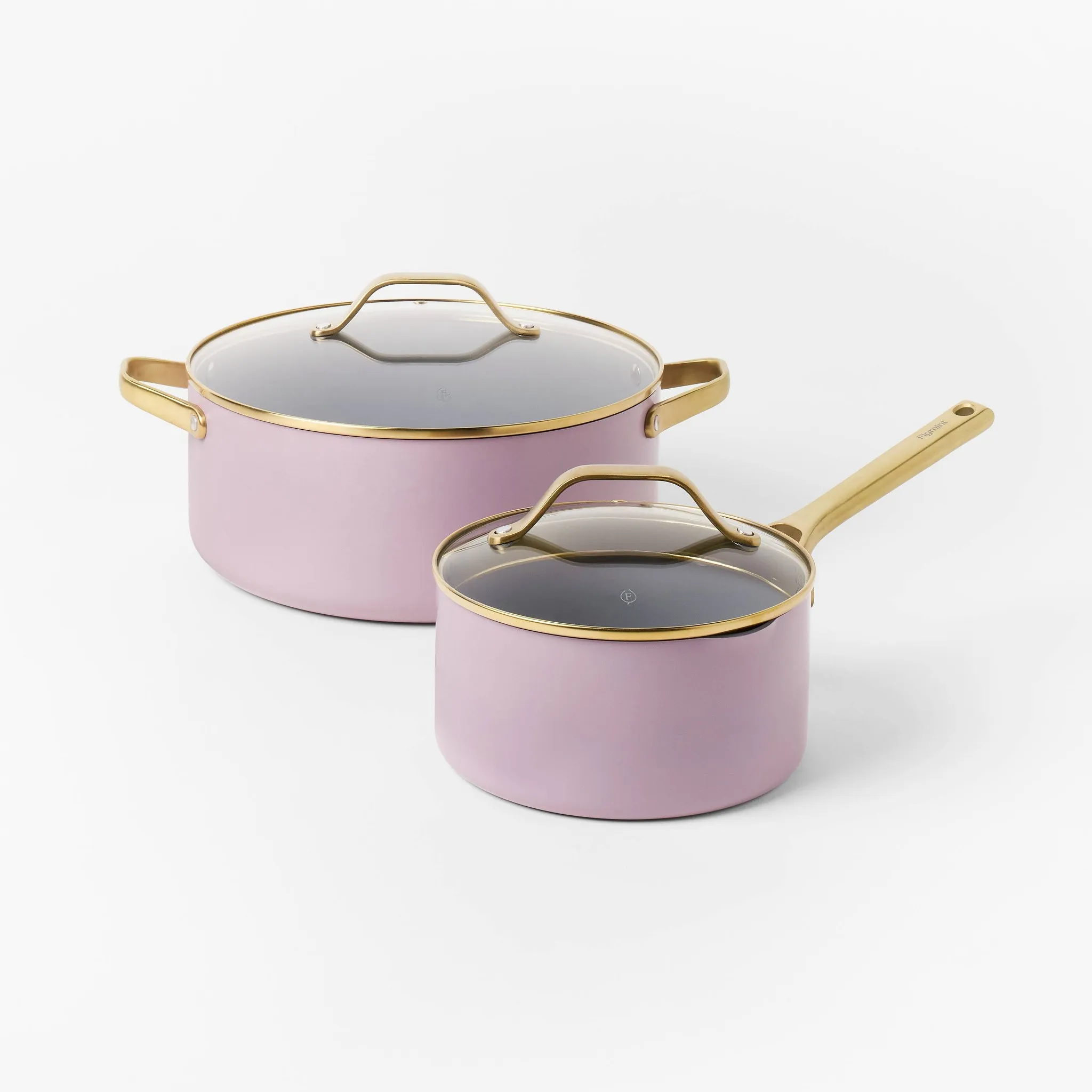 7pc Nonstick Ceramic Coated Aluminum Cookware Set - Kaedas