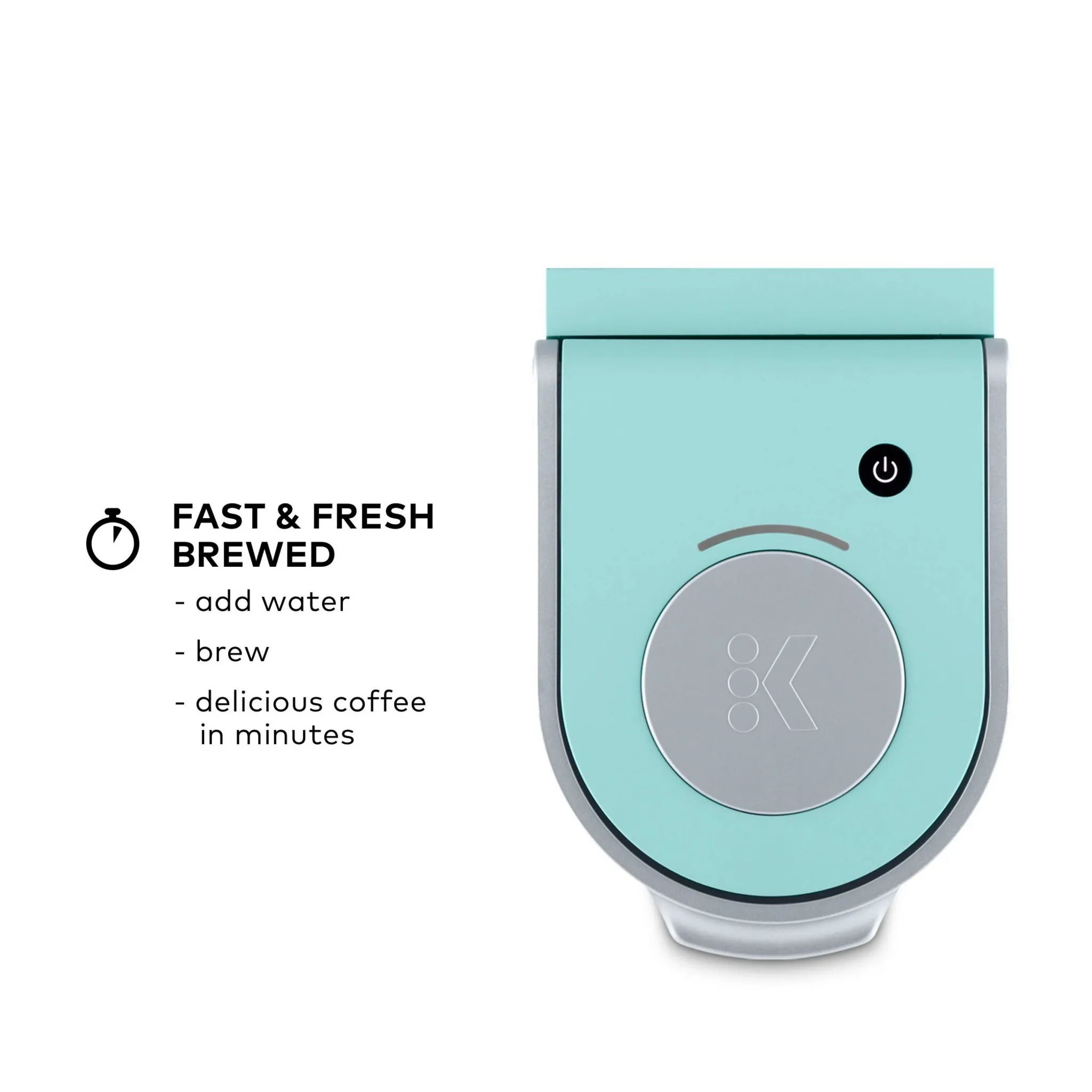 K-Mini Single-Serve K-Cup Pod Coffee Maker - Oasis - Kaedas