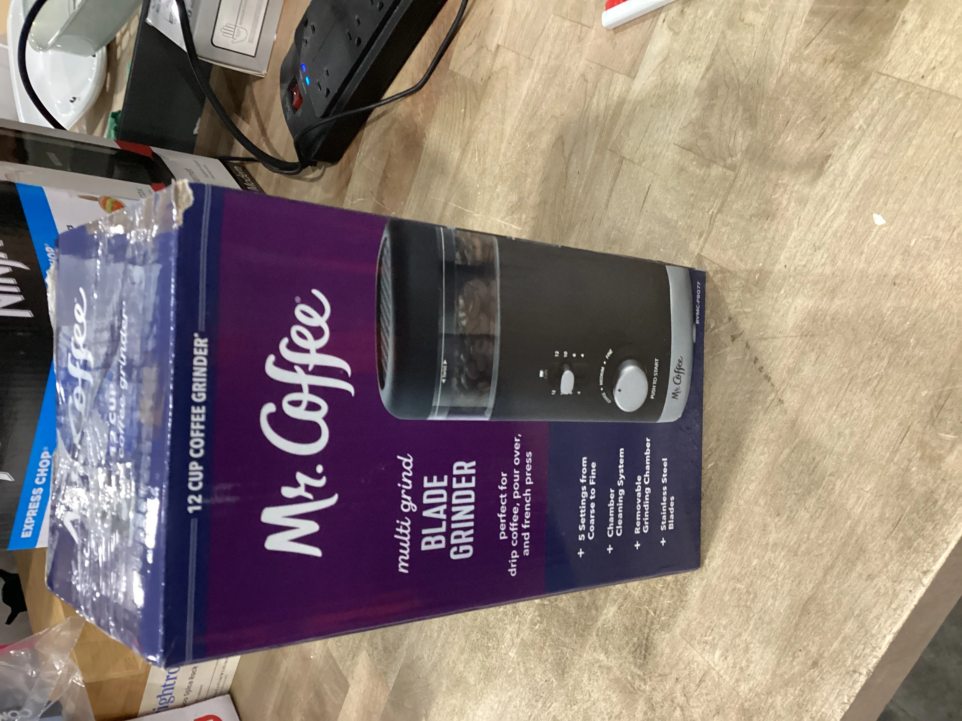 12-Cup Automatic Blade Mill Grinder - Black - Kaedas