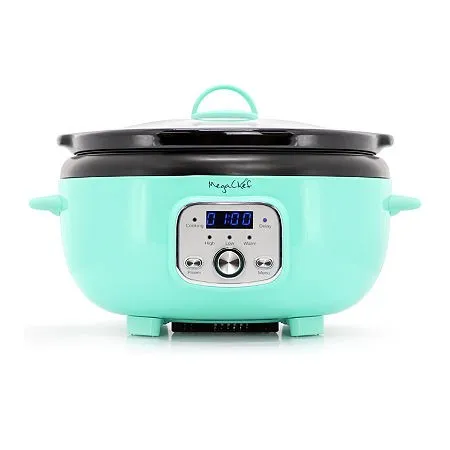 MegaChef 3 Qt Slow Cooker - Turquoise - Kaedas