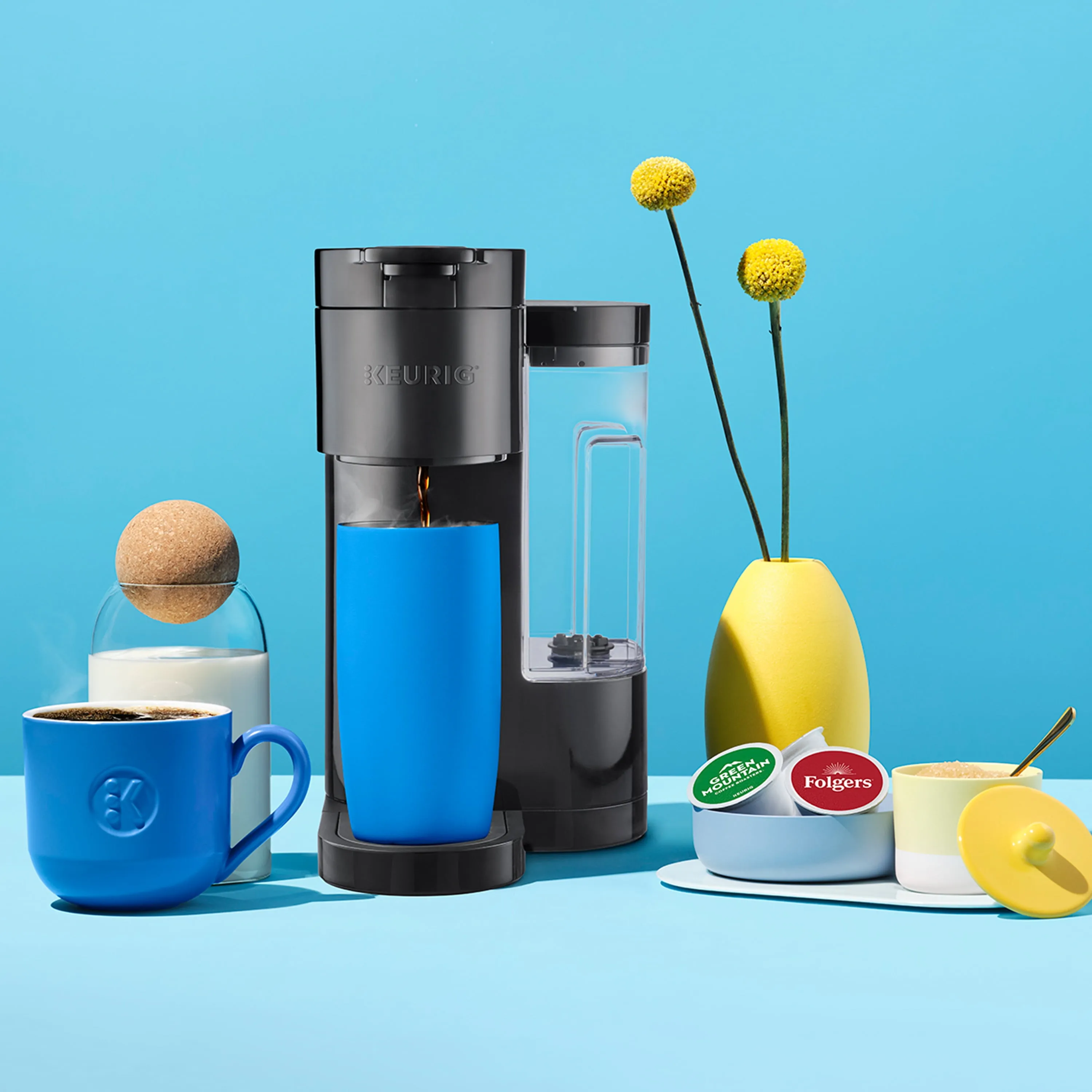 K-Express Essentials Single-Serve K-Cup Pod Coffee Maker - Red - Kaedas