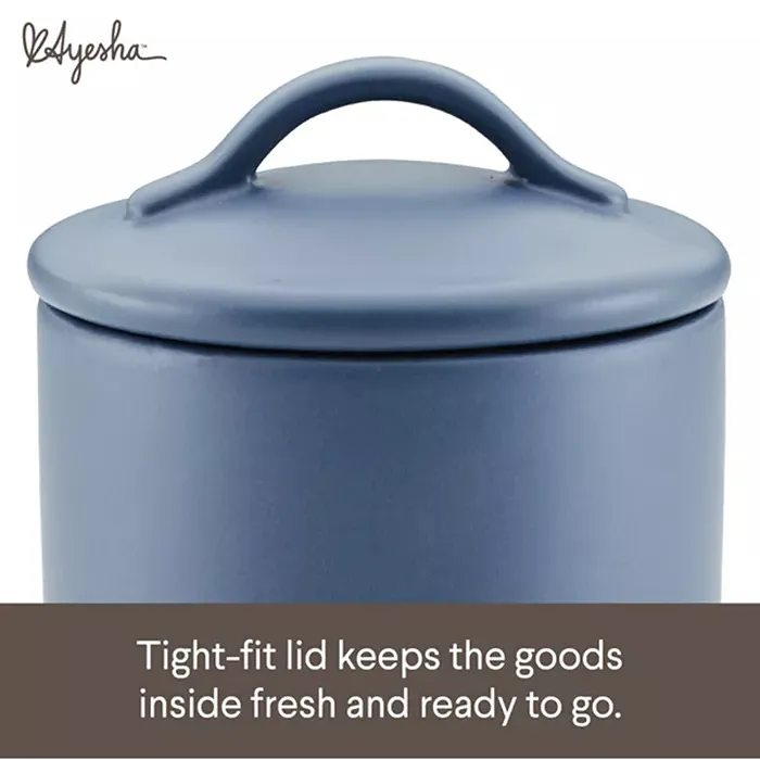 21-oz. Bacon Grease Jar - Anchor Blue - Kaedas