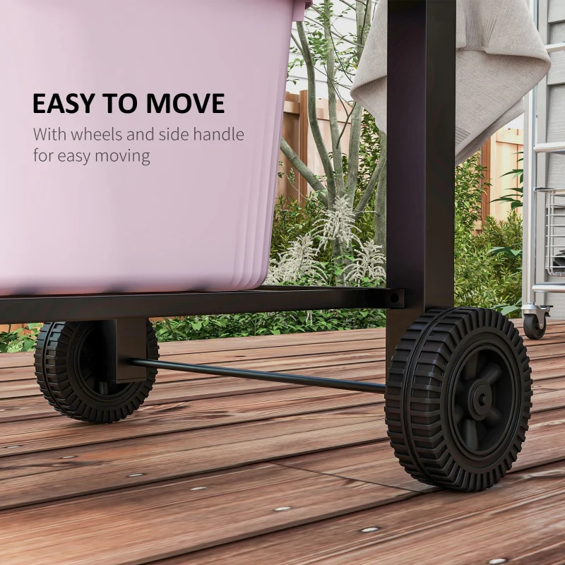 Outsunny Charcoal BBQ Grill and Smoker Combo - Kaedas