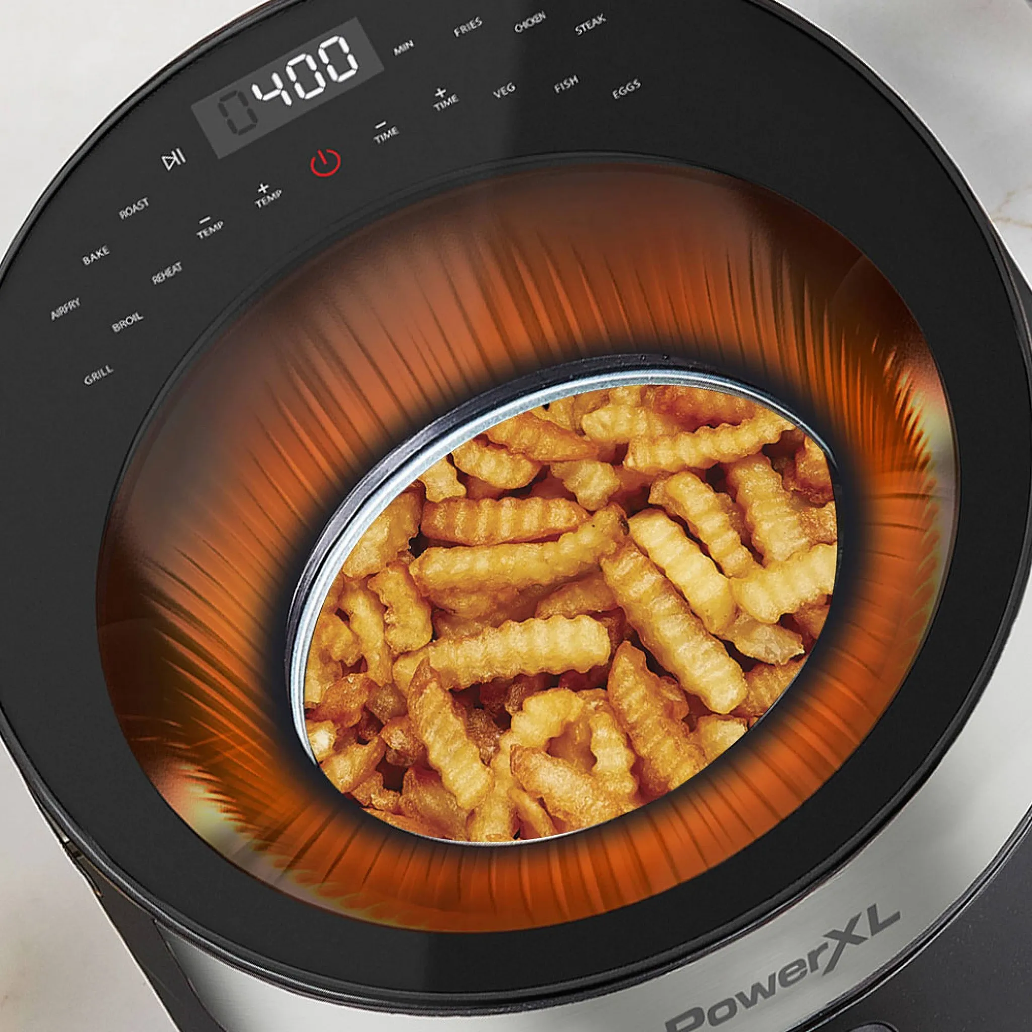 Luminex 360 Supercharged Hot Air Fryer With Skylight Window - Kaedas